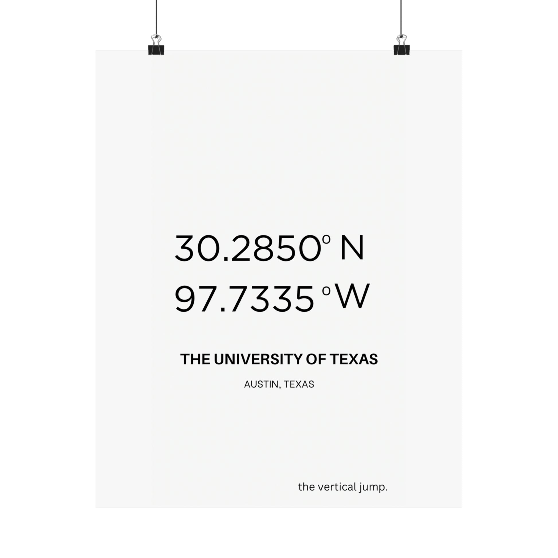 The University of Texas - The Vertical Jump