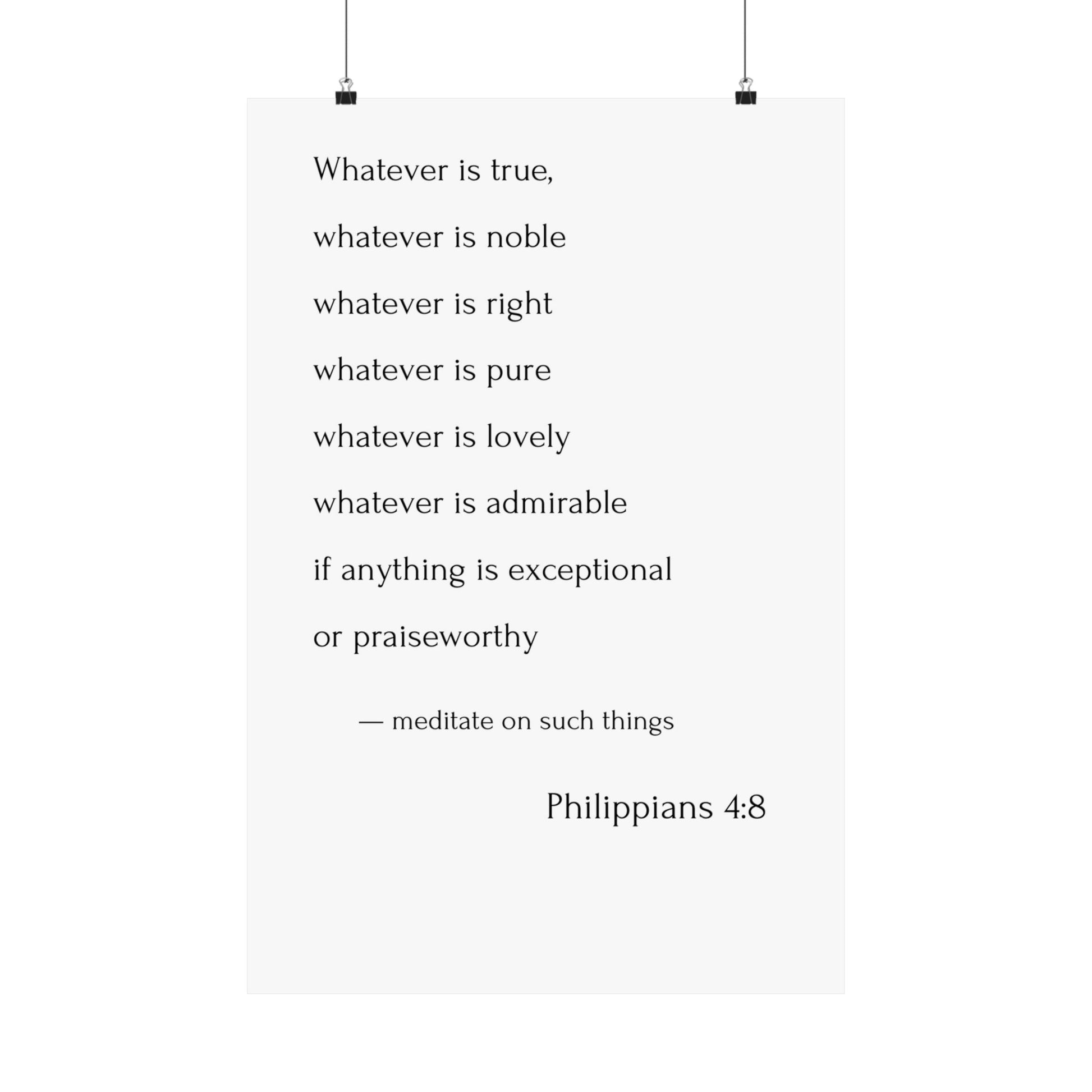 Philippians 4:8 - The Vertical Jump