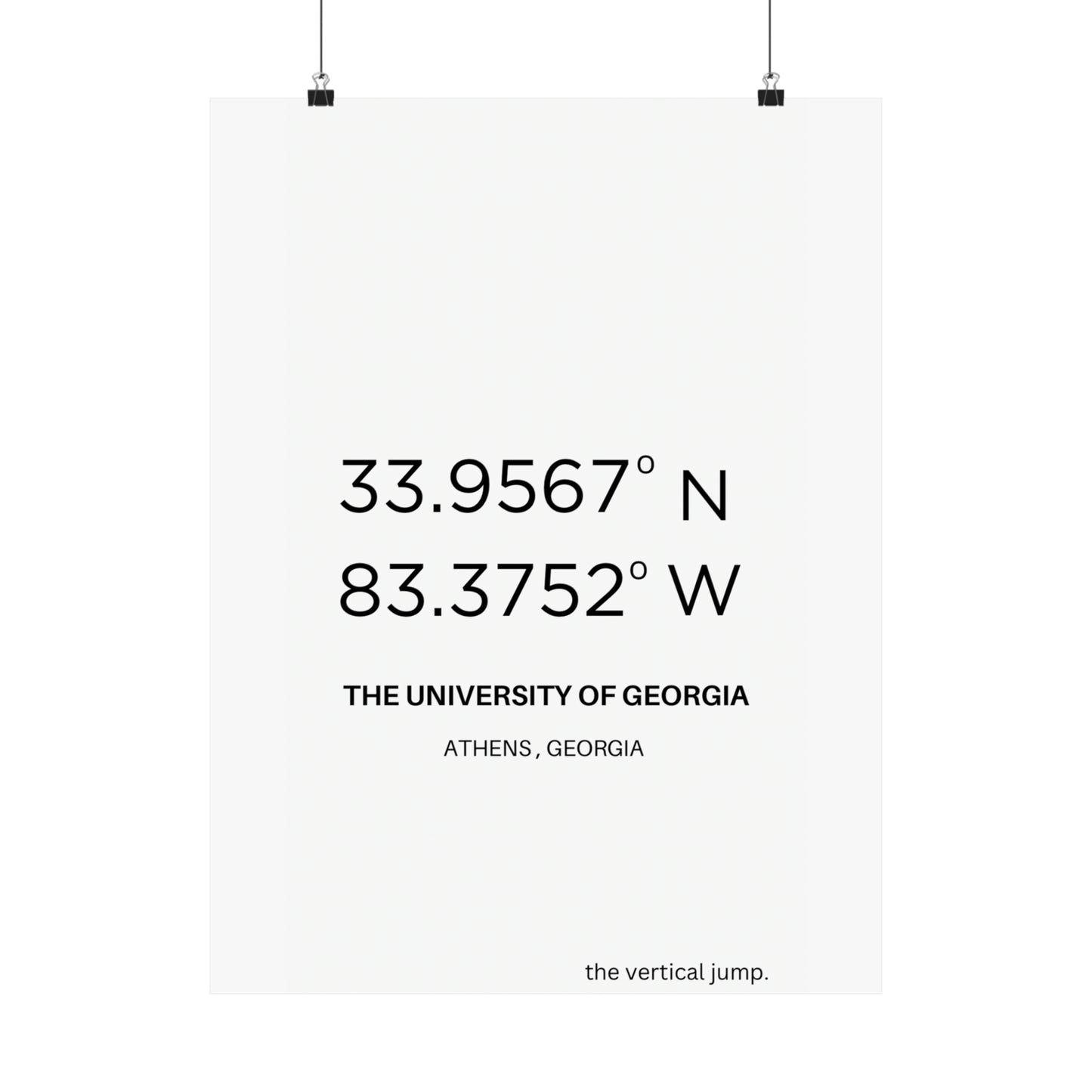 The University of Georgia - The Vertical Jump