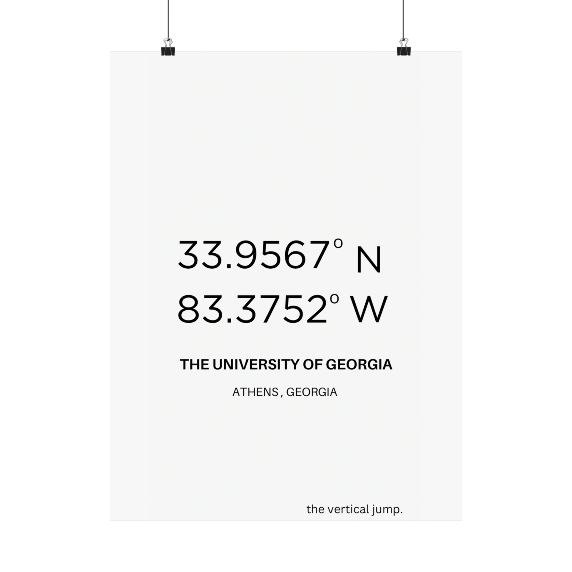 The University of Georgia - The Vertical Jump