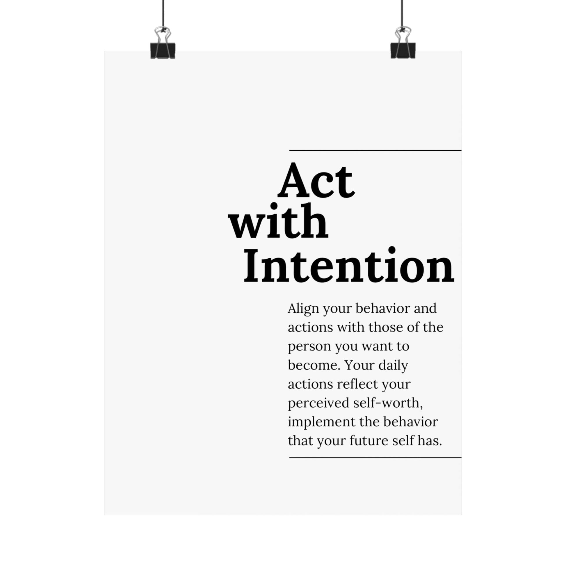 Act with Intention - The Vertical Jump