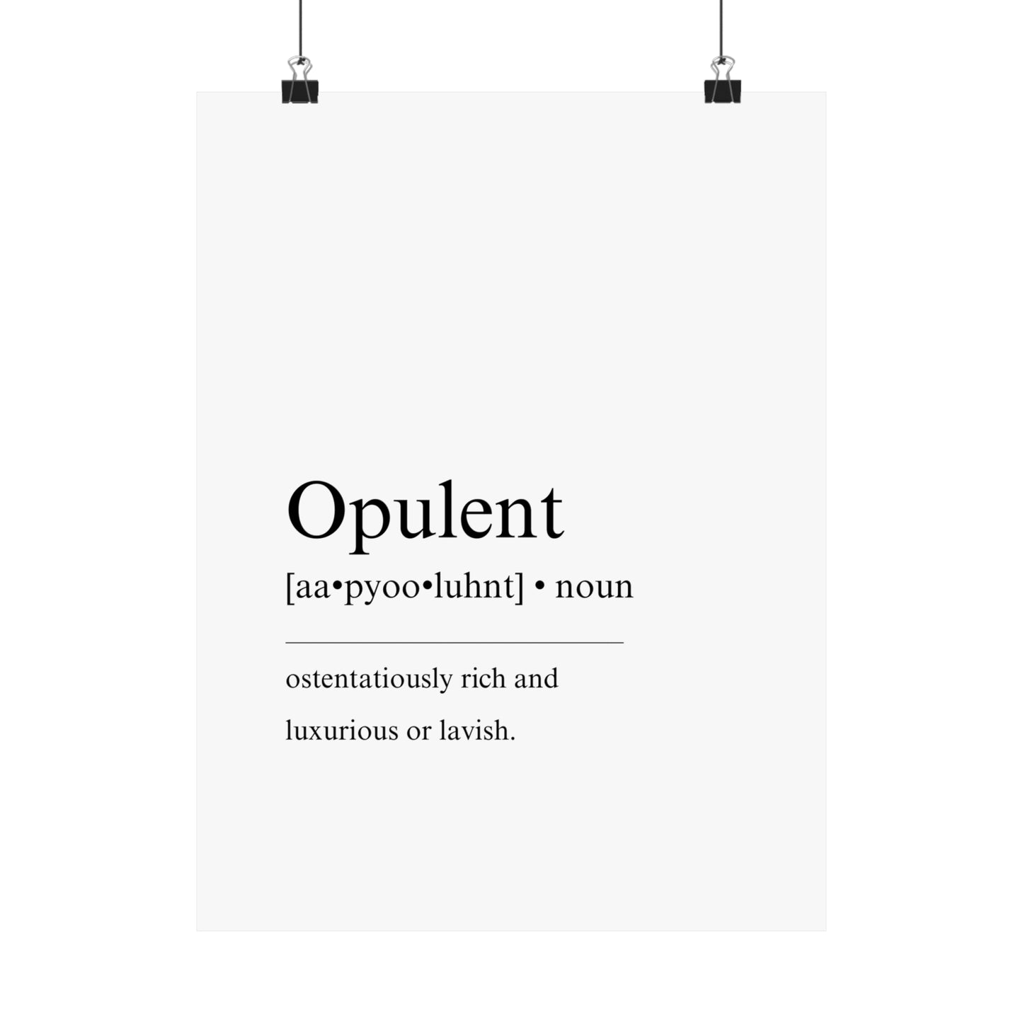 Opulent Definition - The Vertical Jump