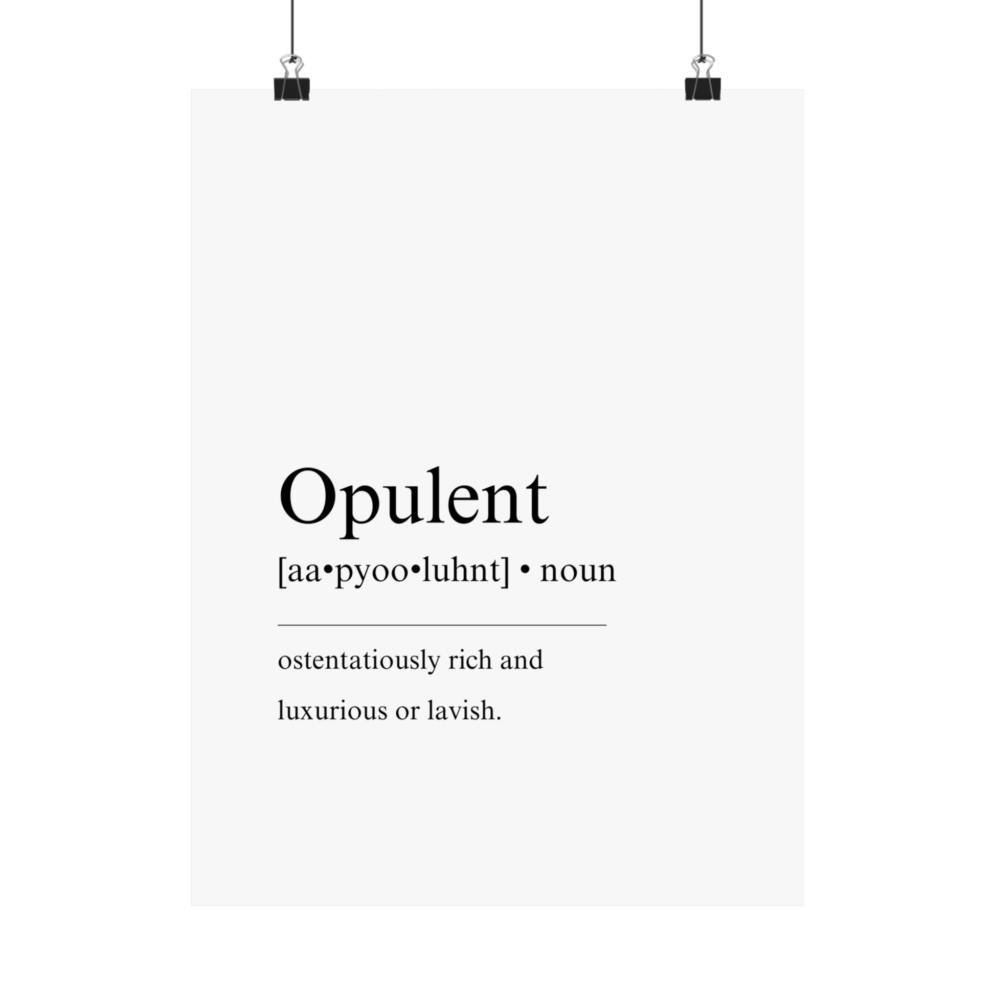 Opulent Definition - The Vertical Jump