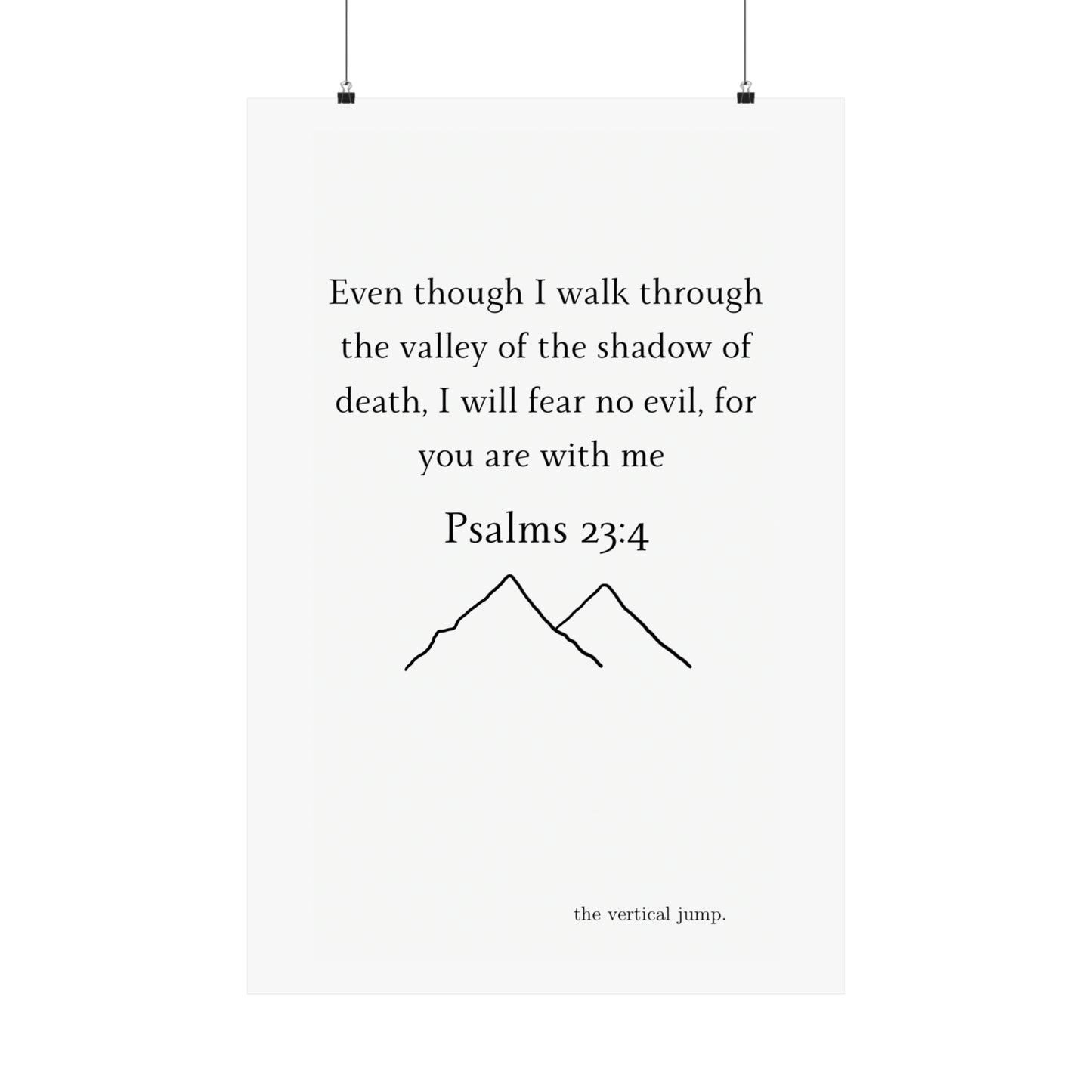 Psalms 23:4 - The Vertical Jump