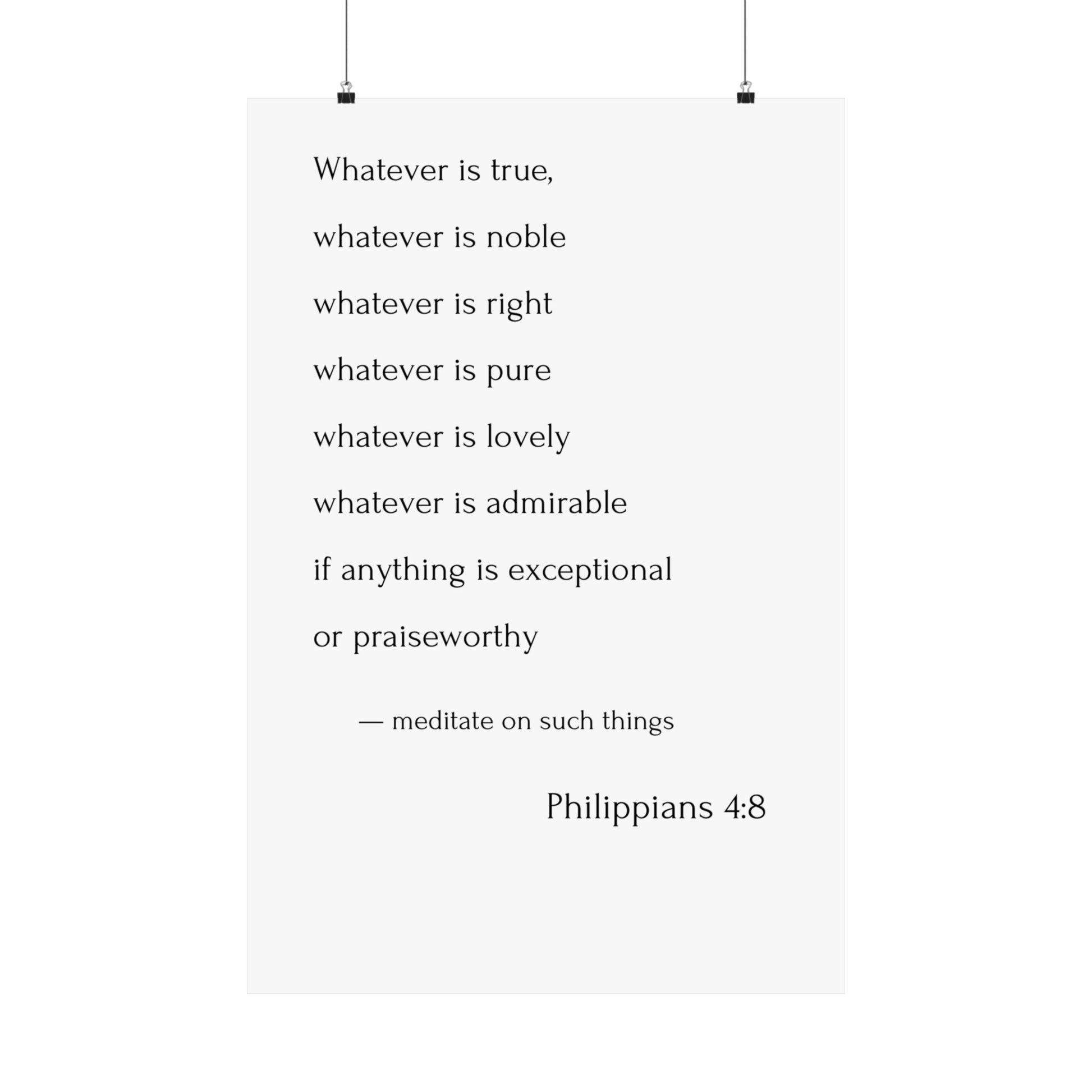 Philippians 4:8 - The Vertical Jump