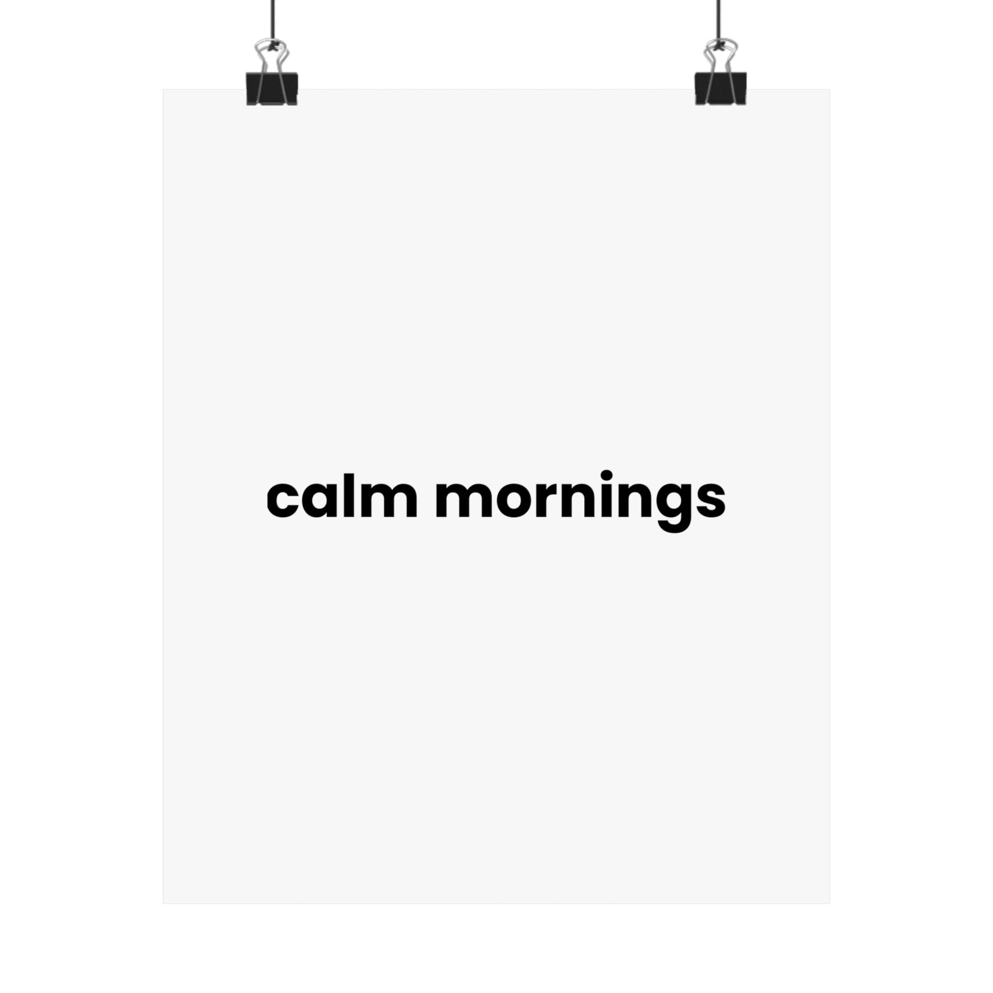 Calm Mornings - The Vertical Jump