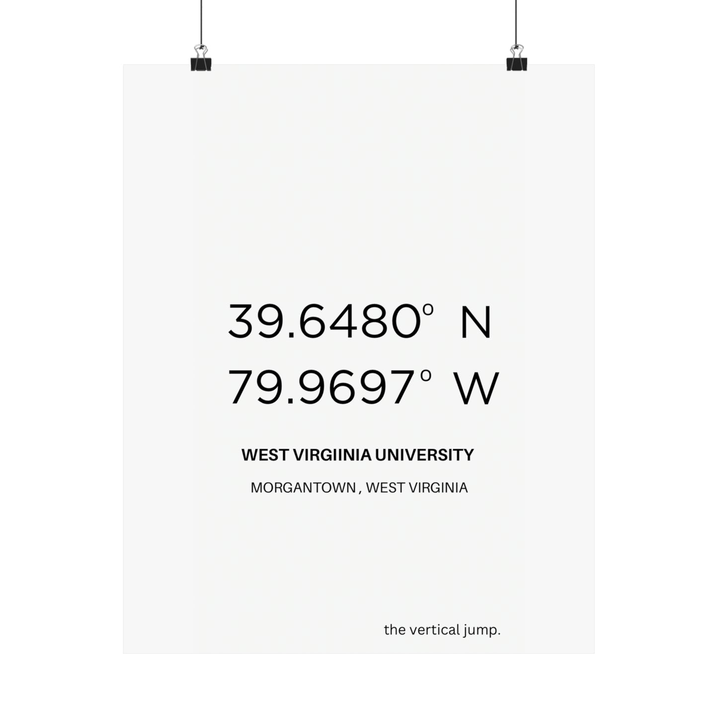 West Virginia University - The Vertical Jump