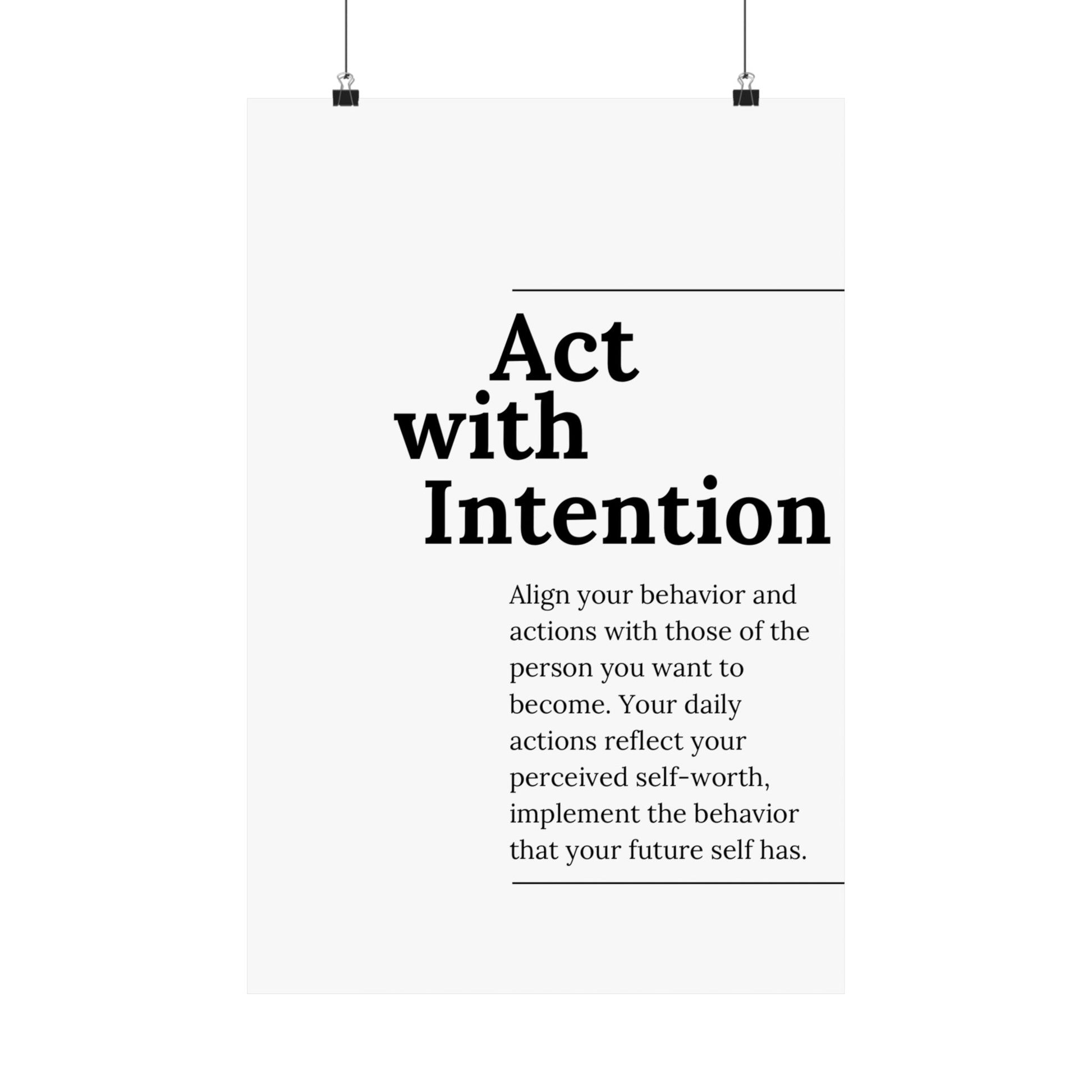 Act with Intention - The Vertical Jump