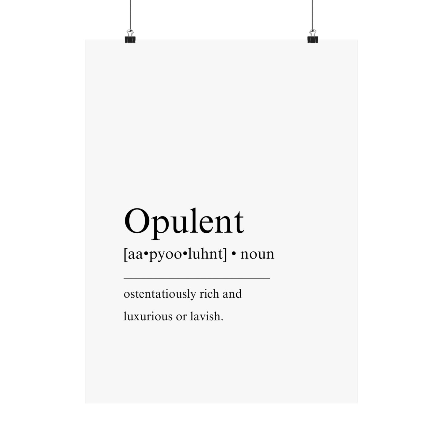 Opulent Definition - The Vertical Jump