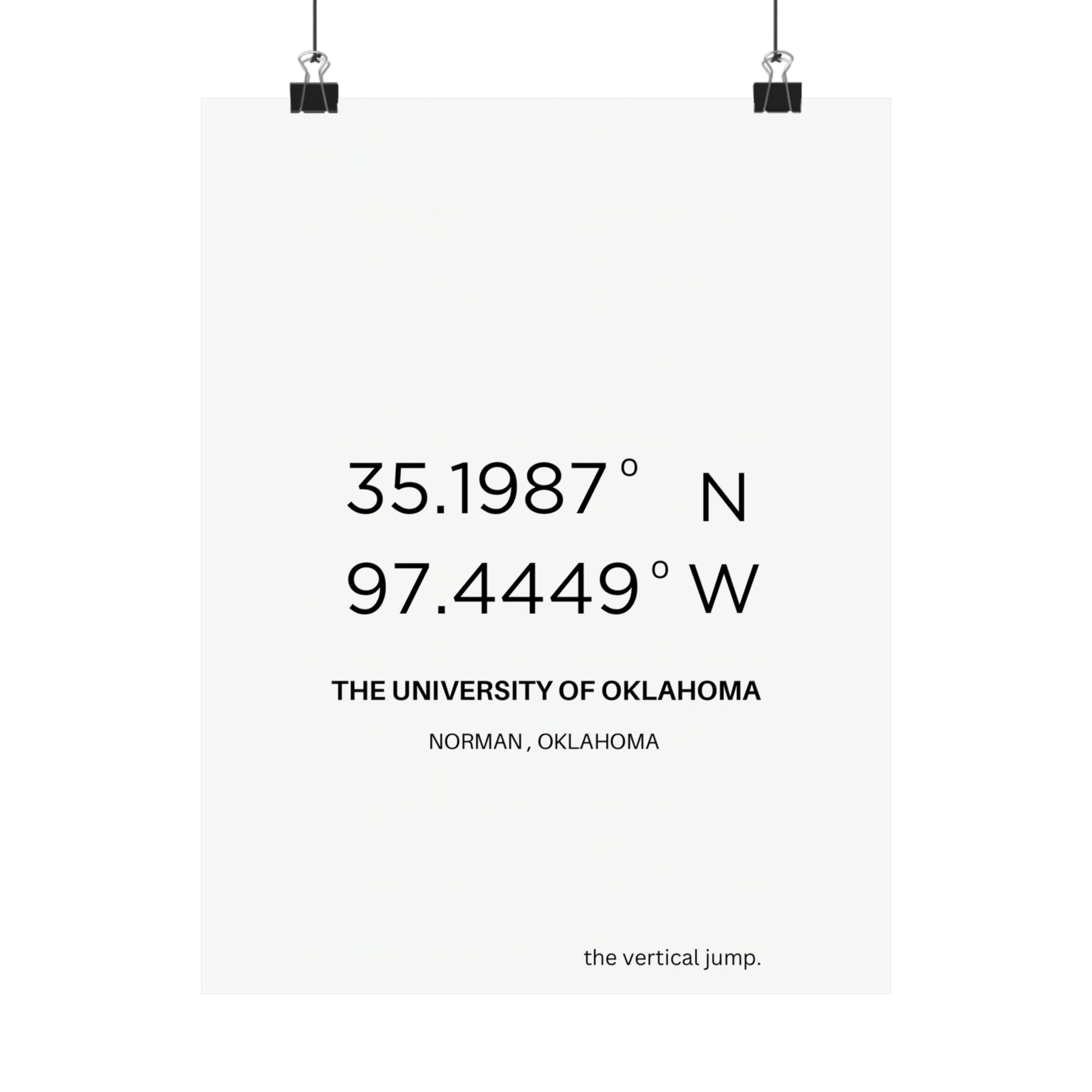 The University of Oklahoma - The Vertical Jump