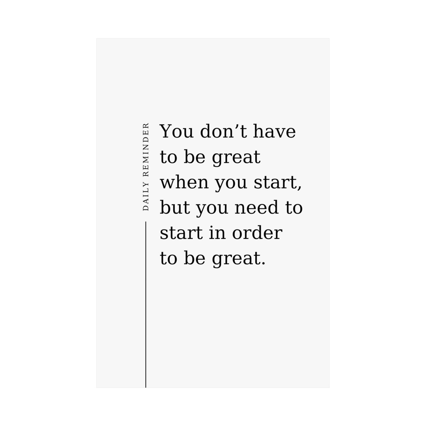 Daily Reminder: You don’t have to be great when you start - The Vertical Jump