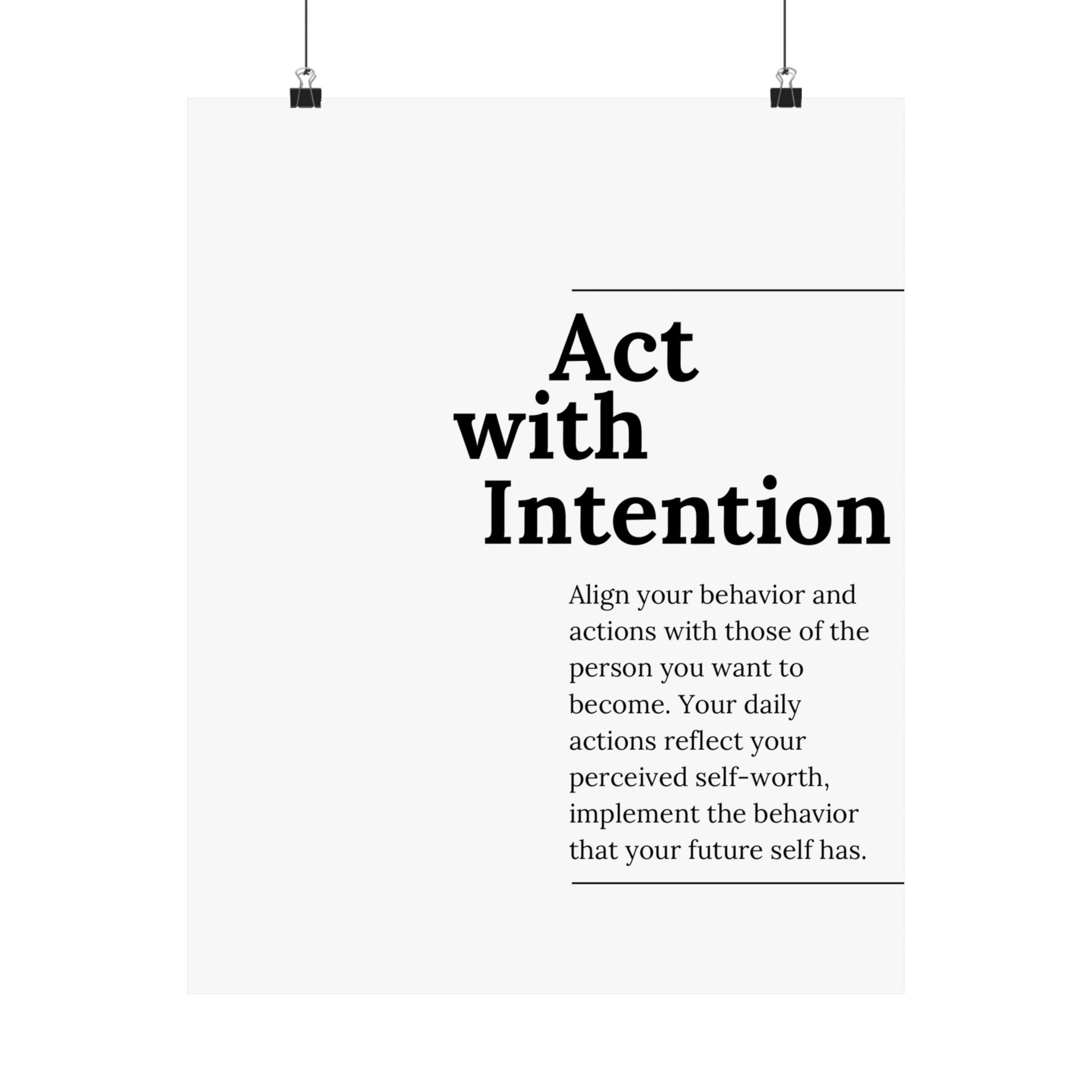 Act with Intention - The Vertical Jump