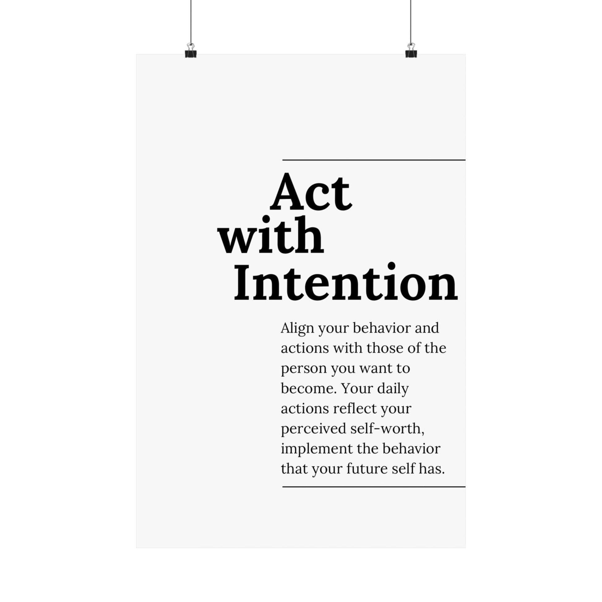 Act with Intention - The Vertical Jump