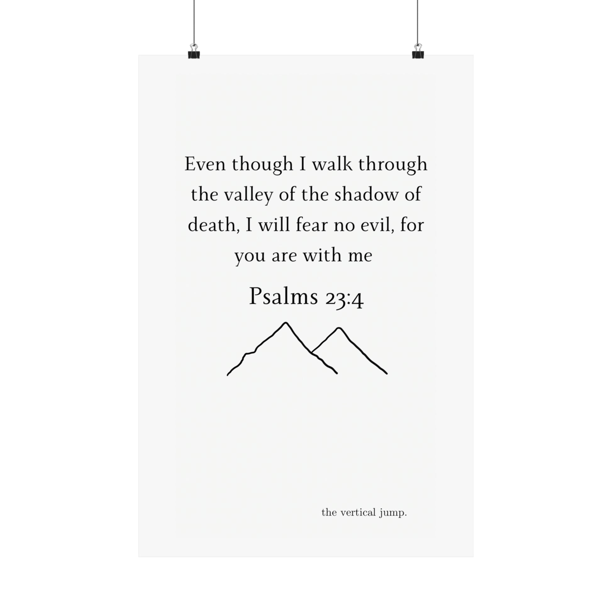 Psalms 23:4 - The Vertical Jump