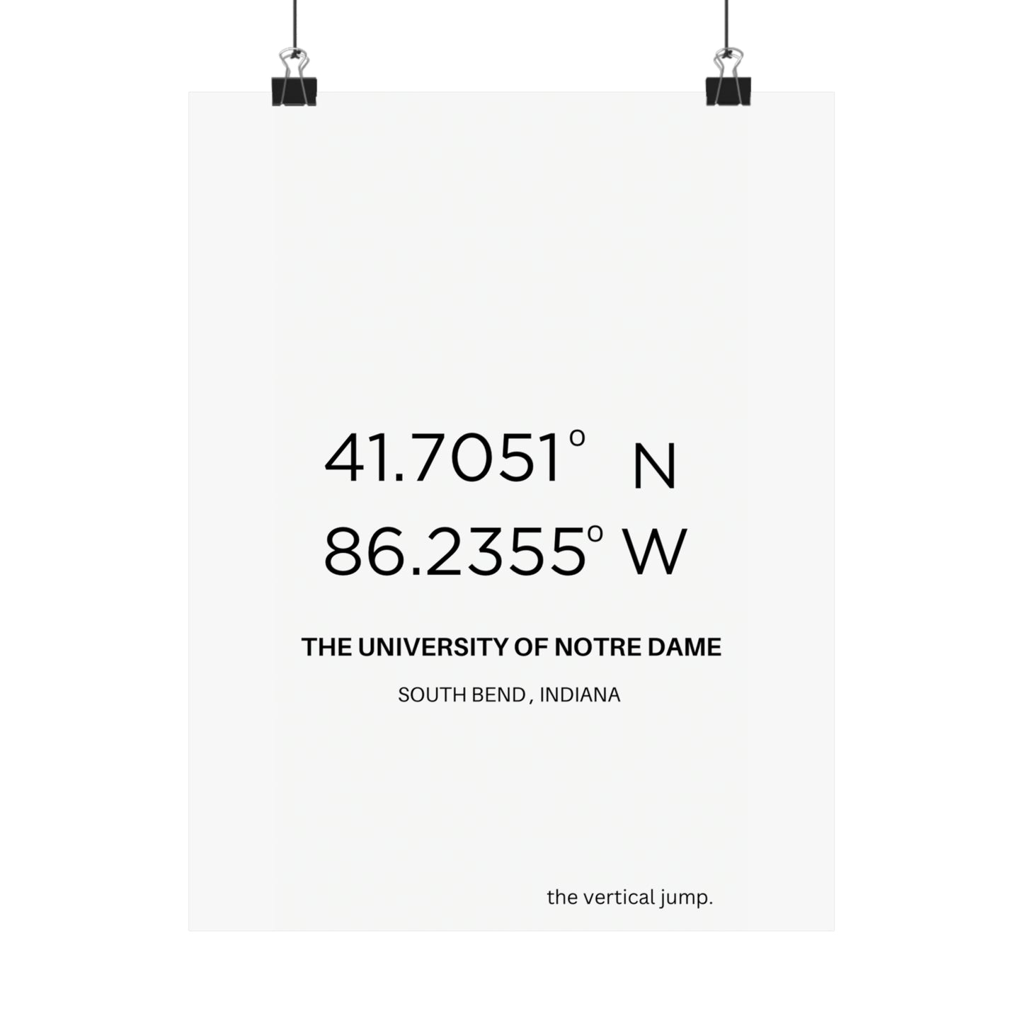 The University of Notre Dame - The Vertical Jump