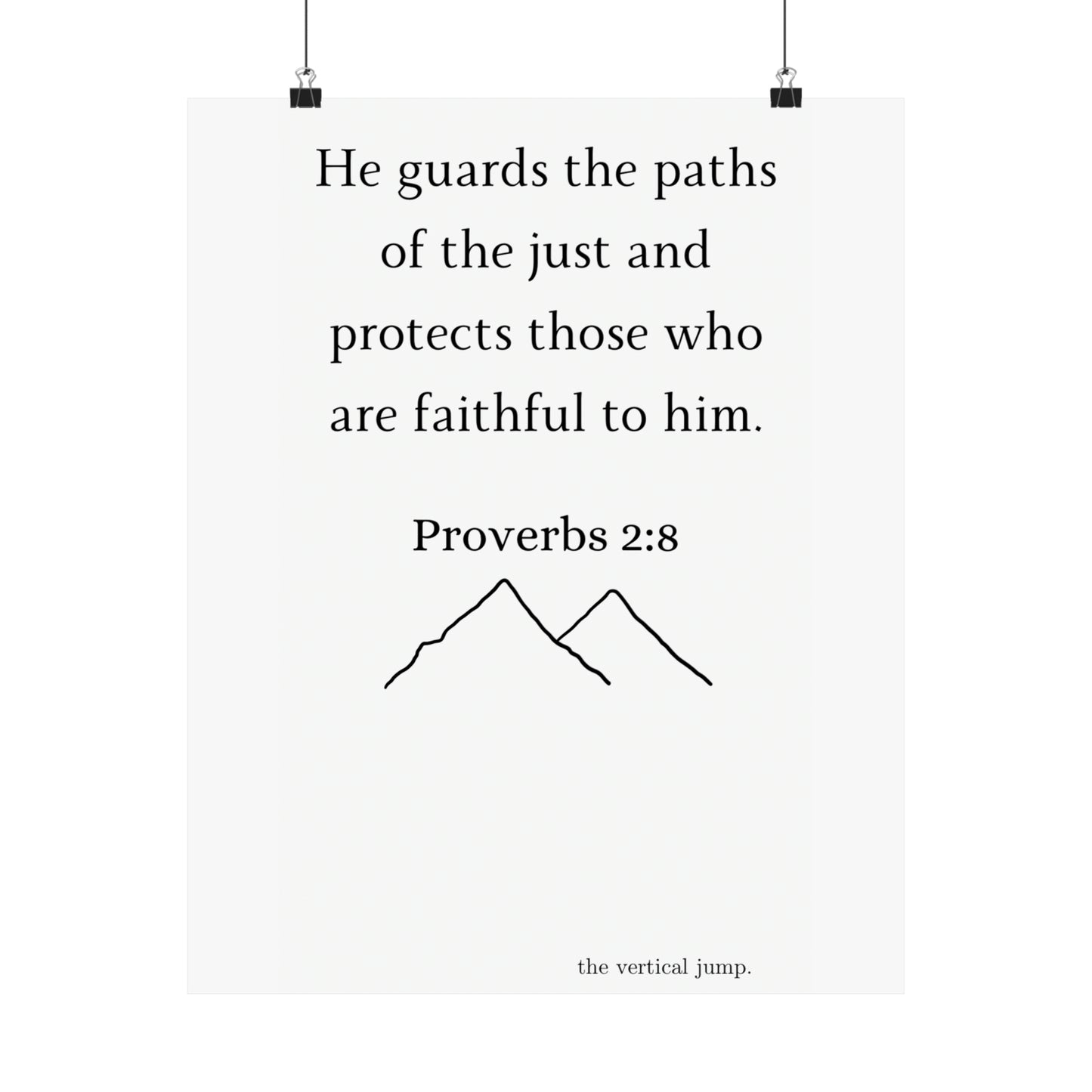 Proverbs 2:8 - The Vertical Jump