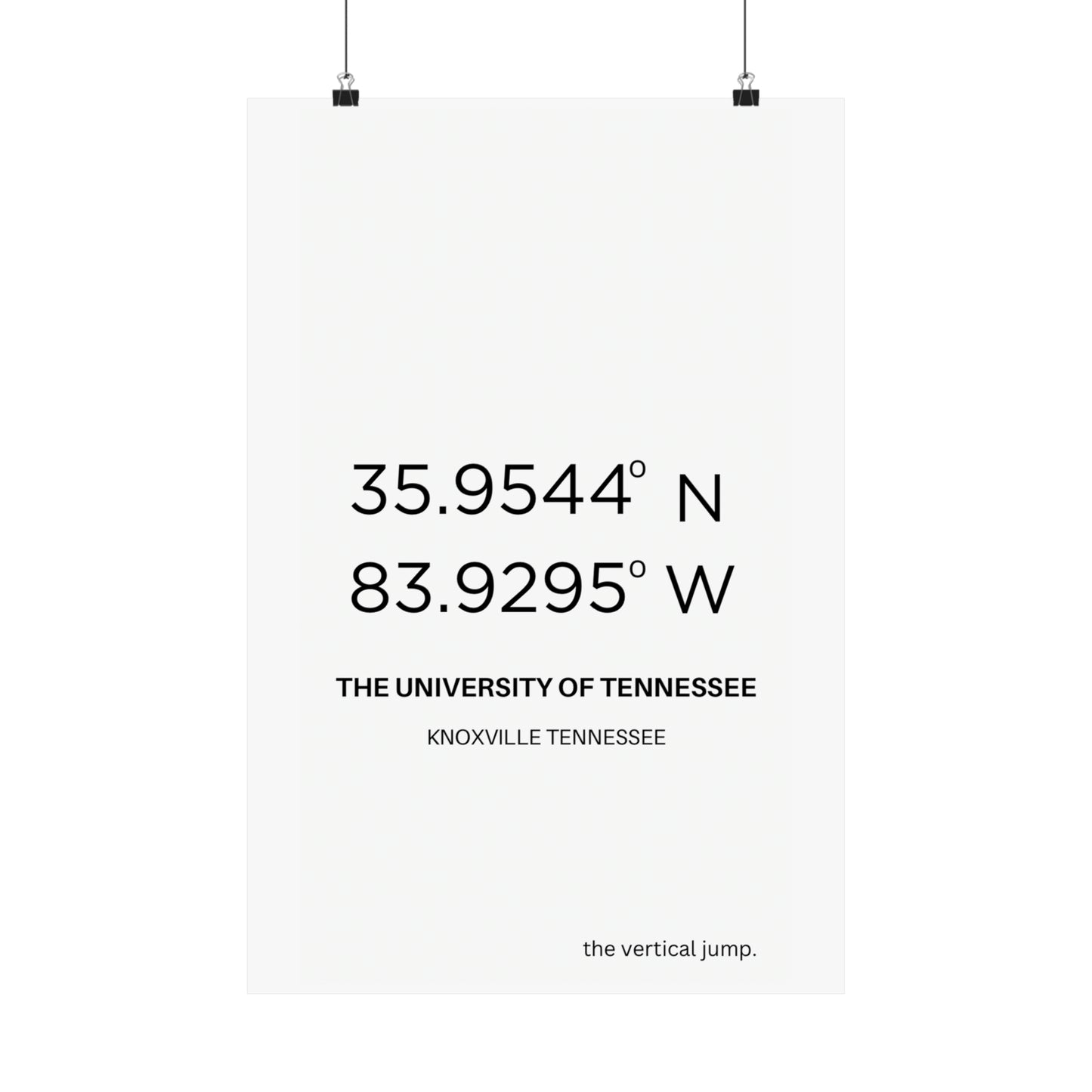 The University of Tennessee - The Vertical Jump