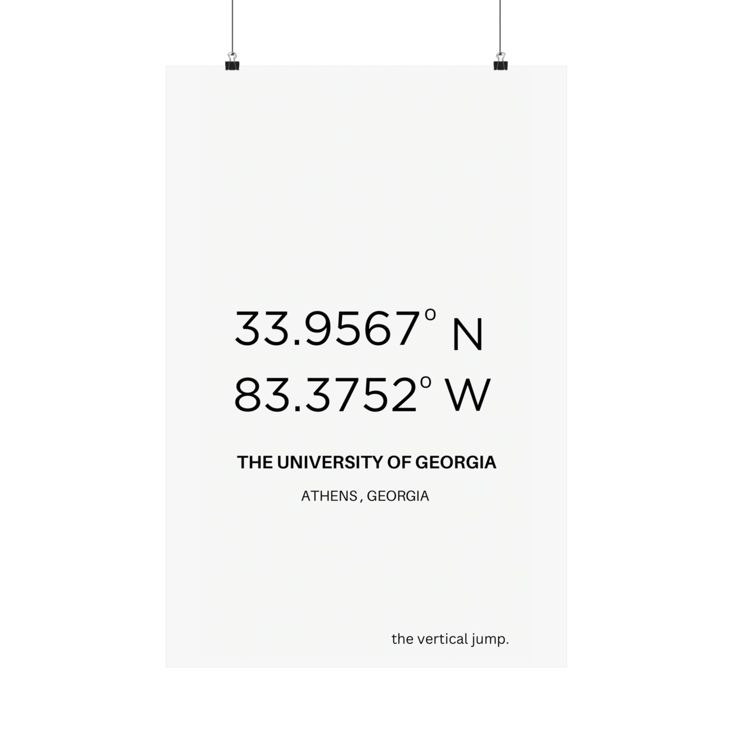 The University of Georgia - The Vertical Jump