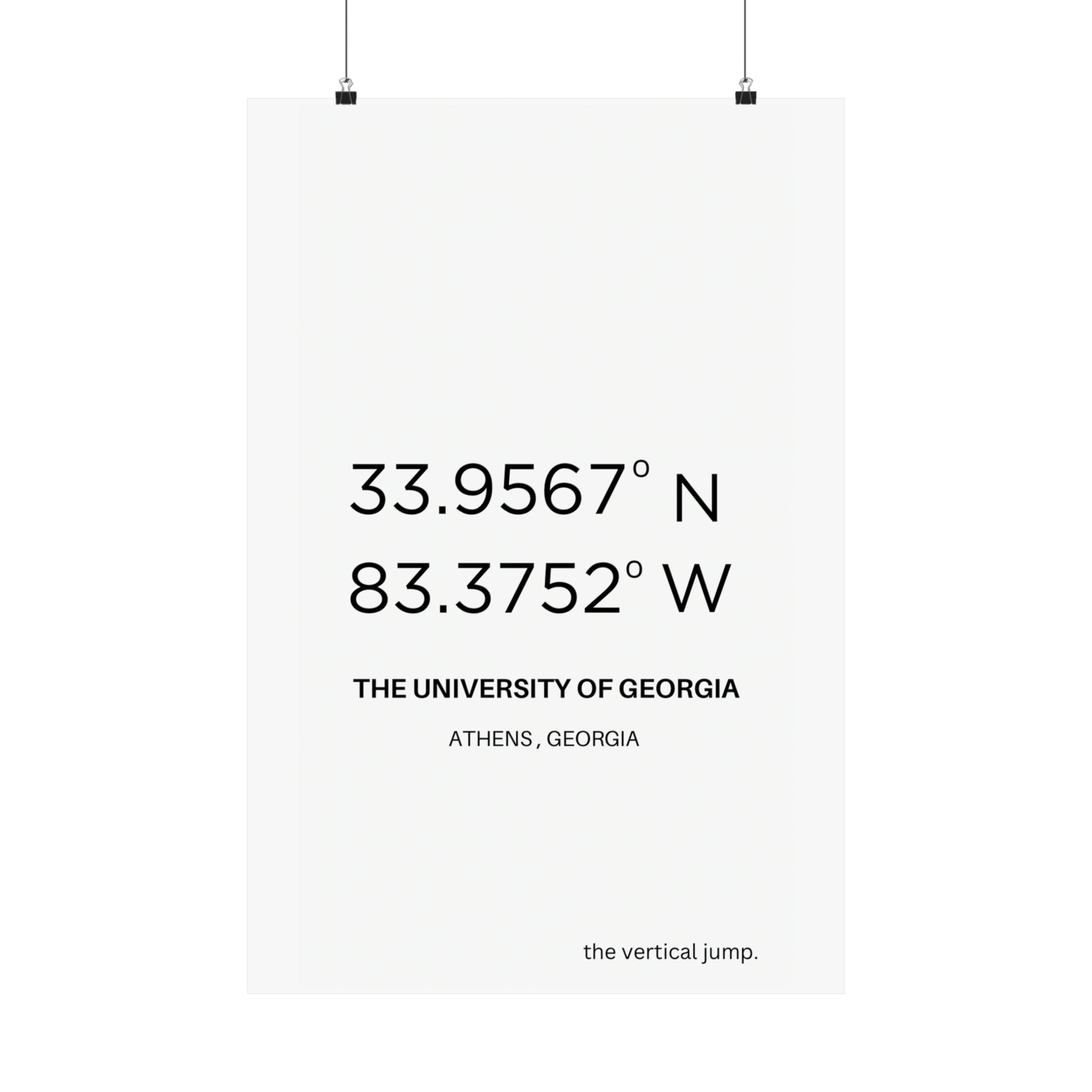 The University of Georgia - The Vertical Jump