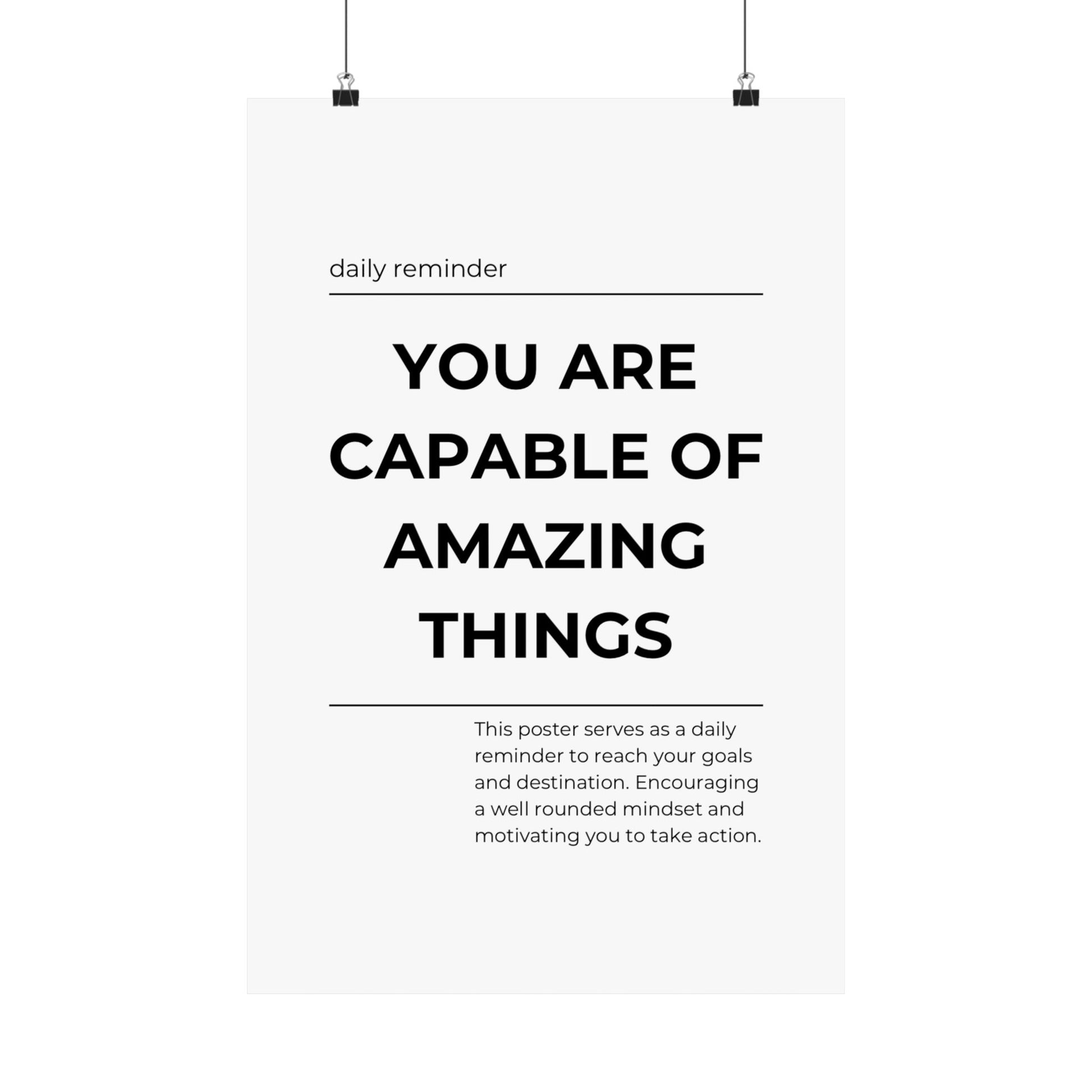 You Are Capable of Amazing Things - The Vertical Jump