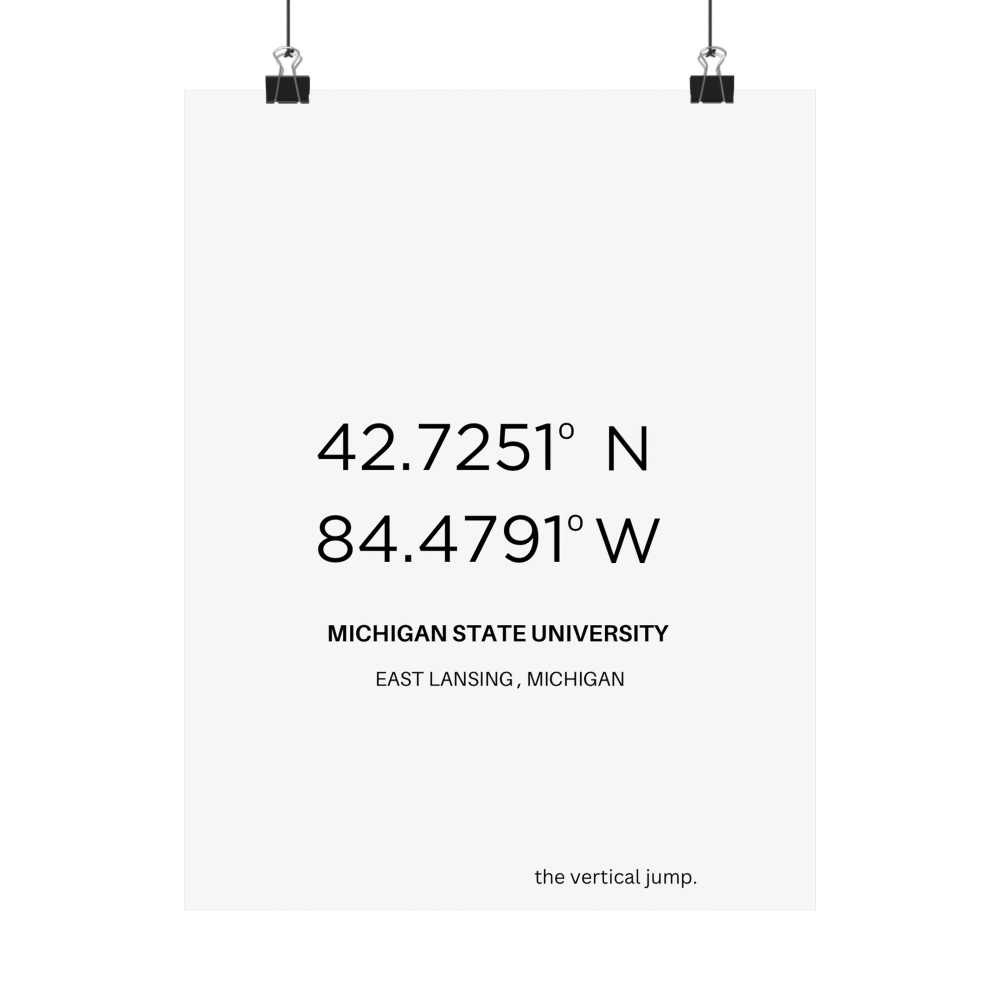 Michigan State University - The Vertical Jump