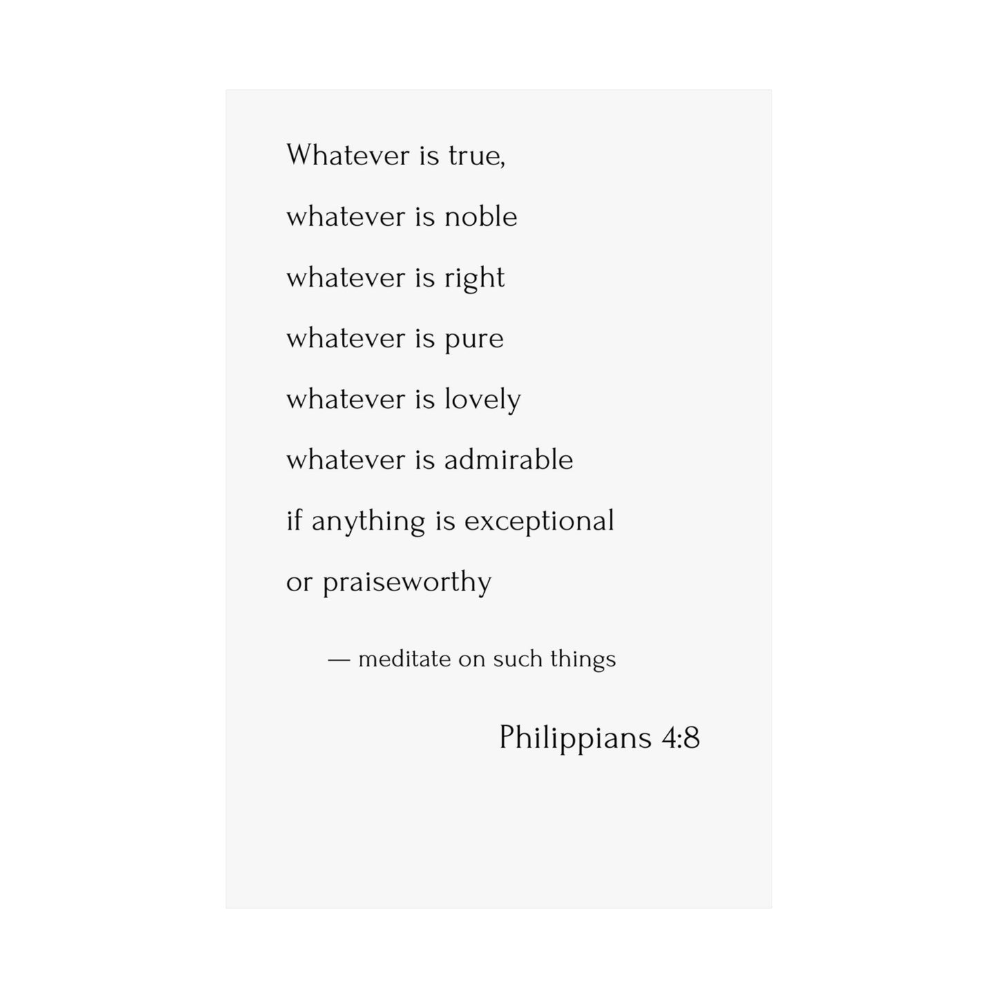 Philippians 4:8 - The Vertical Jump