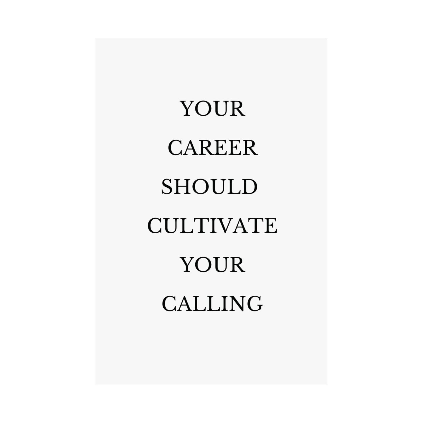 Your Career Should Cultivate Your Calling - The Vertical Jump