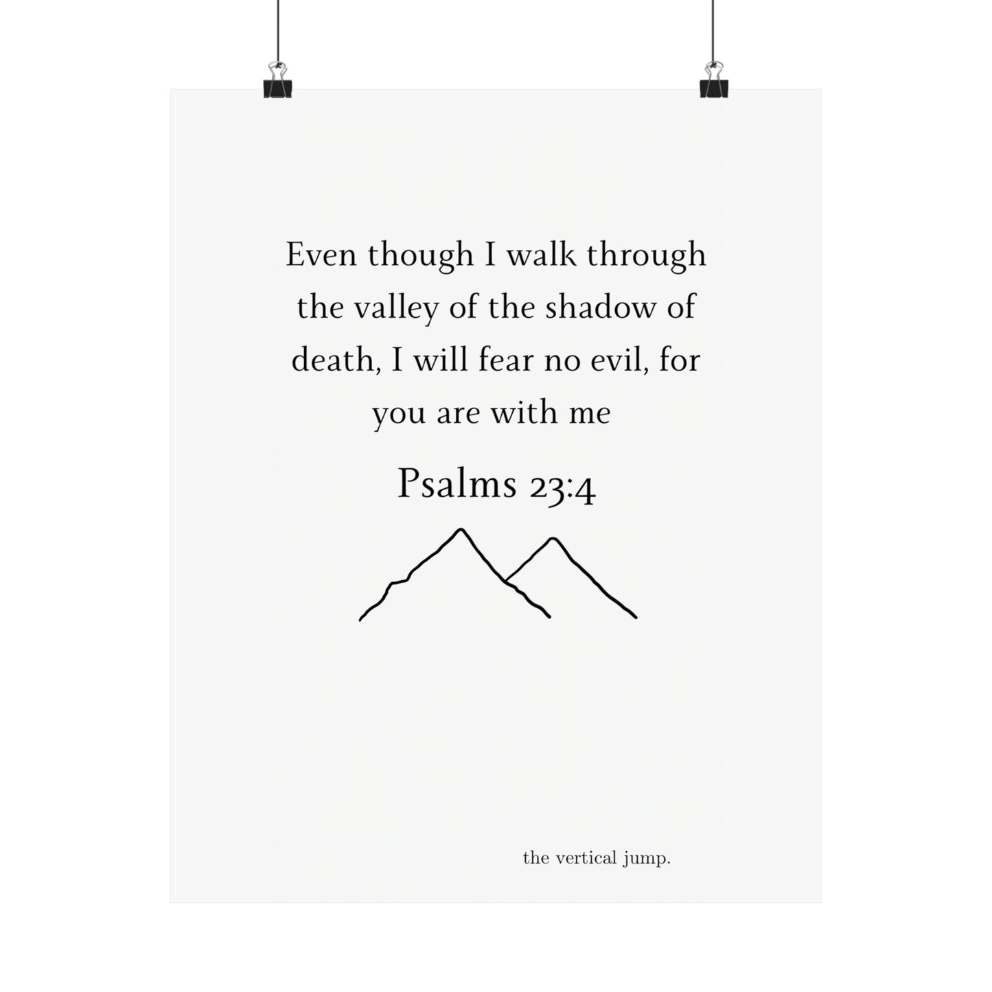 Psalms 23:4 - The Vertical Jump