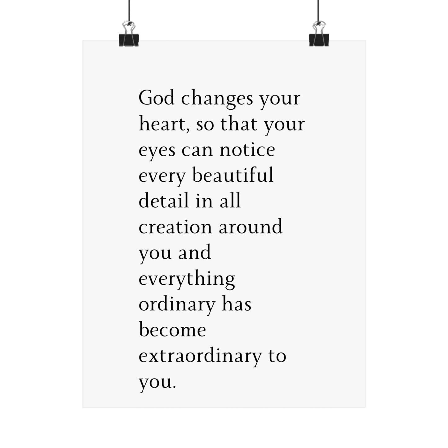 God Changes Your Heart… - The Vertical Jump