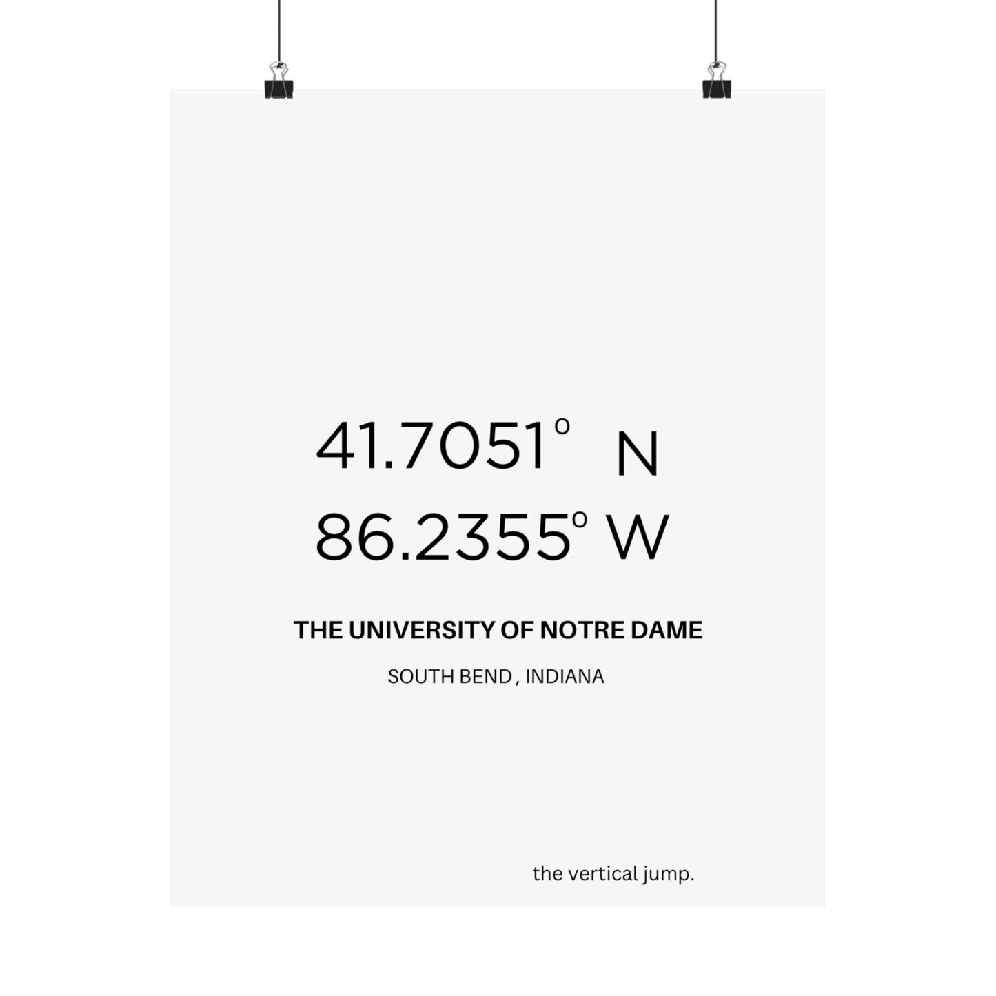 The University of Notre Dame - The Vertical Jump