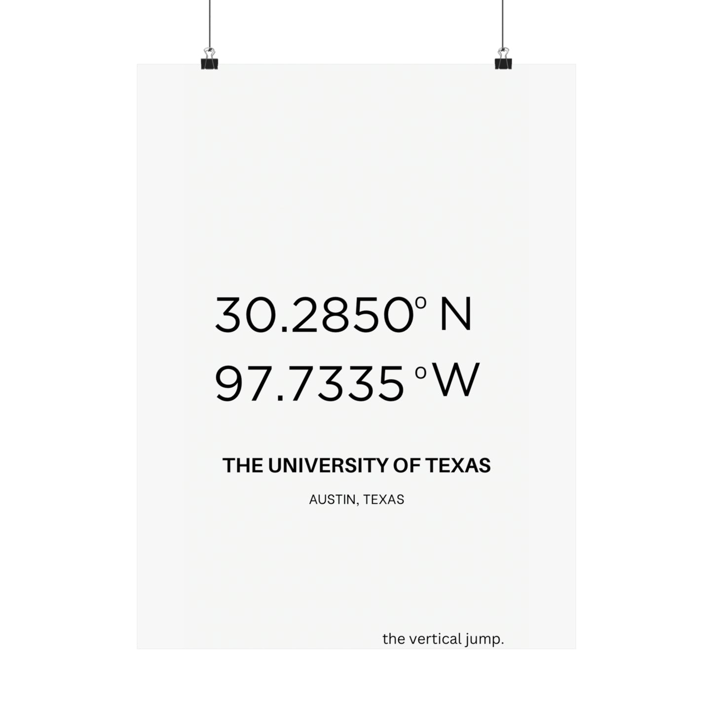 The University of Texas - The Vertical Jump