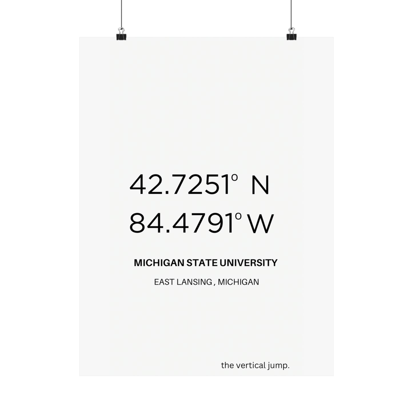 Michigan State University - The Vertical Jump