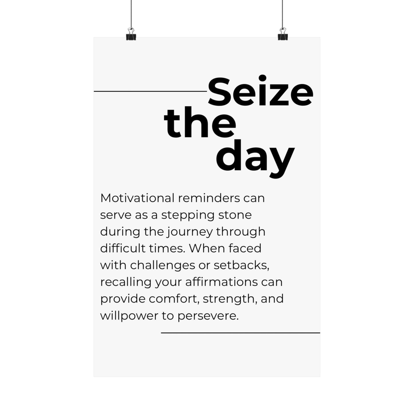 Seize the day - The Vertical Jump