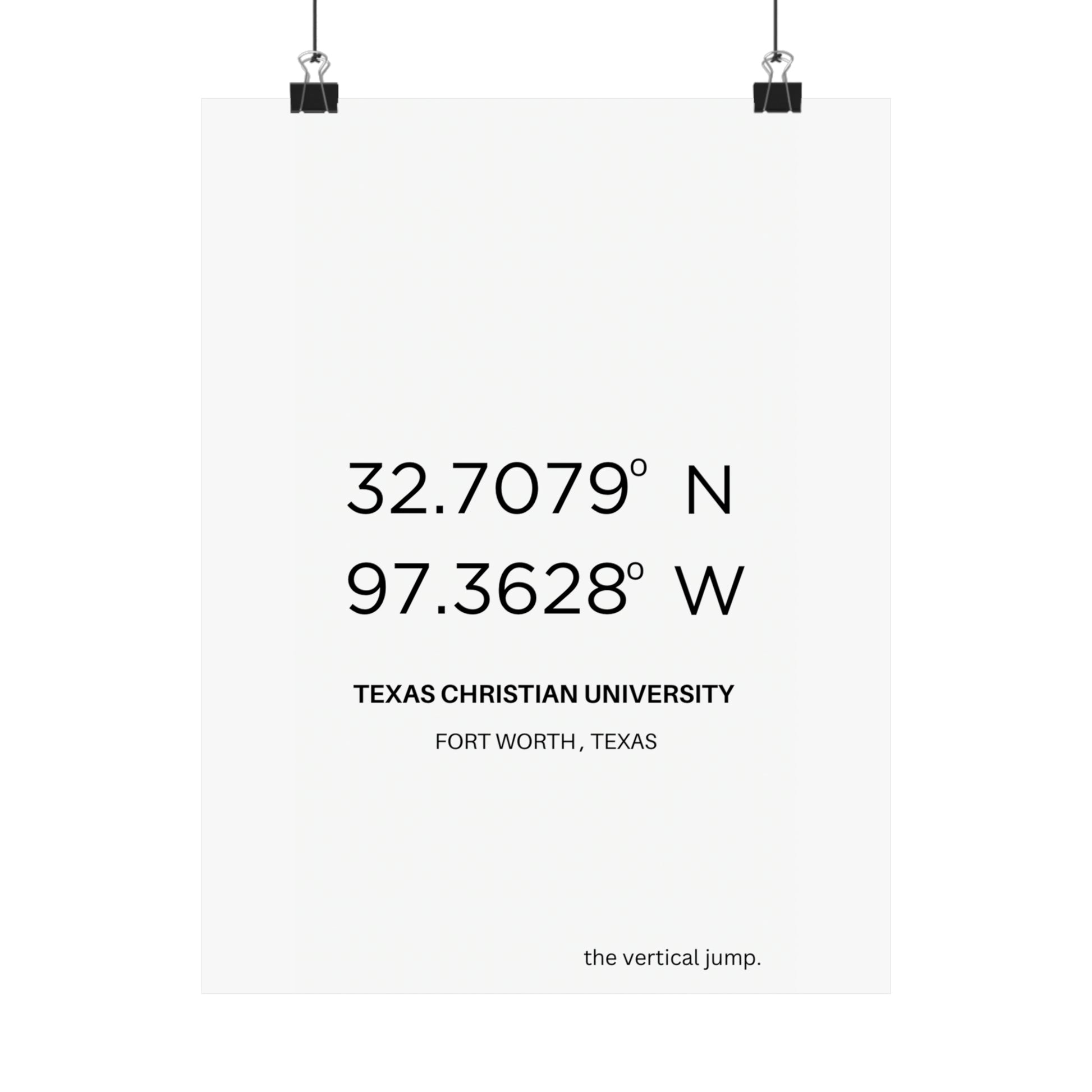 Texas Christian University (TCU) - The Vertical Jump