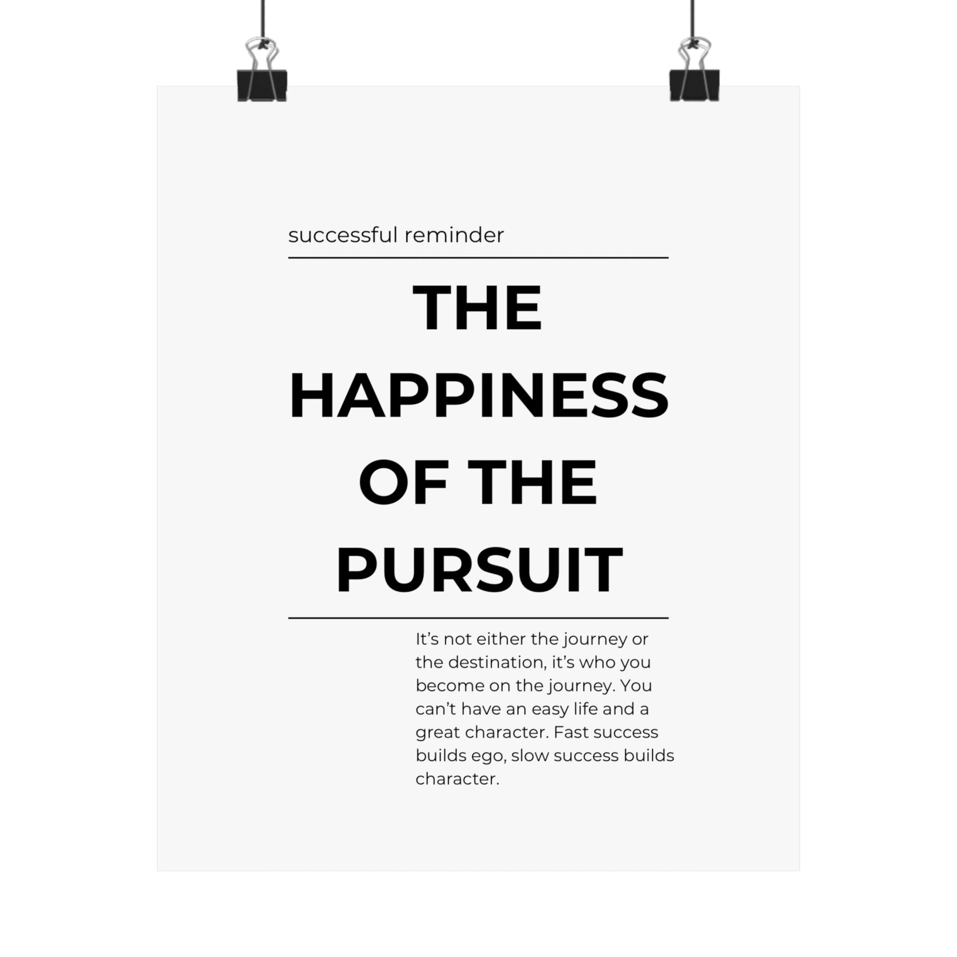 The Happiness of the Pursuit - The Vertical Jump