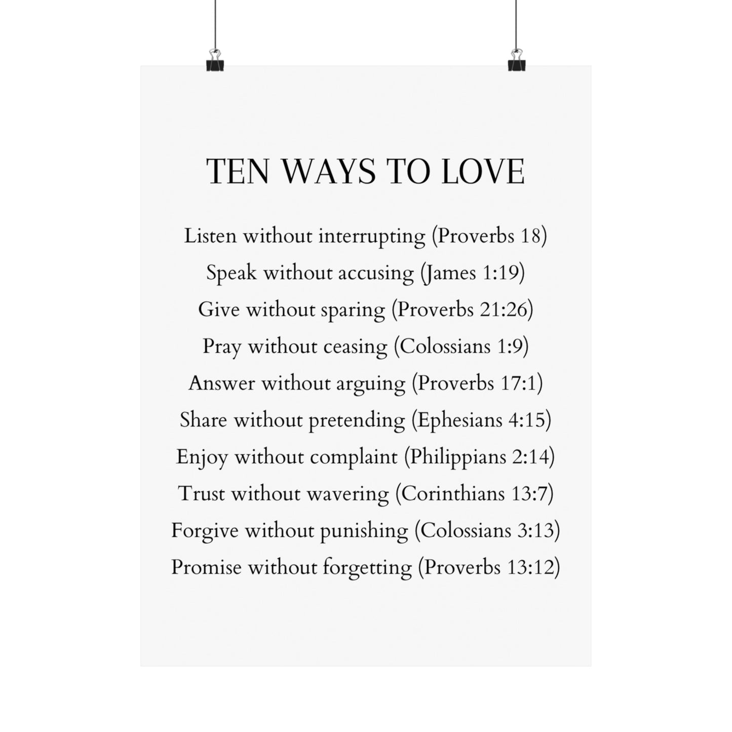 Ten Ways to Love - The Vertical Jump