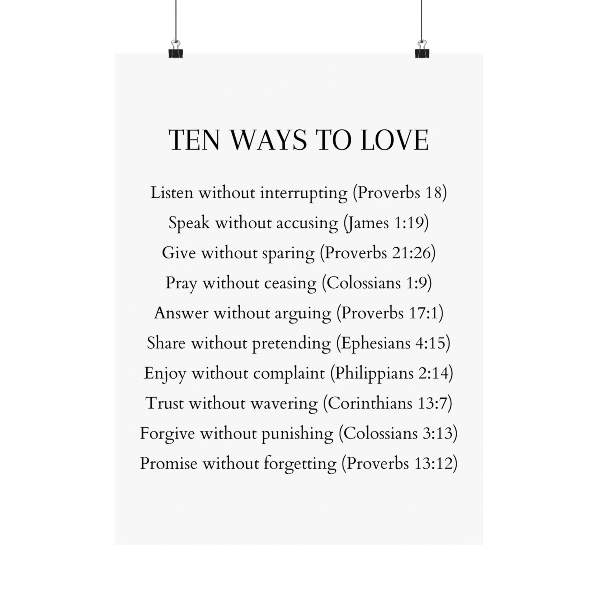 Ten Ways to Love - The Vertical Jump