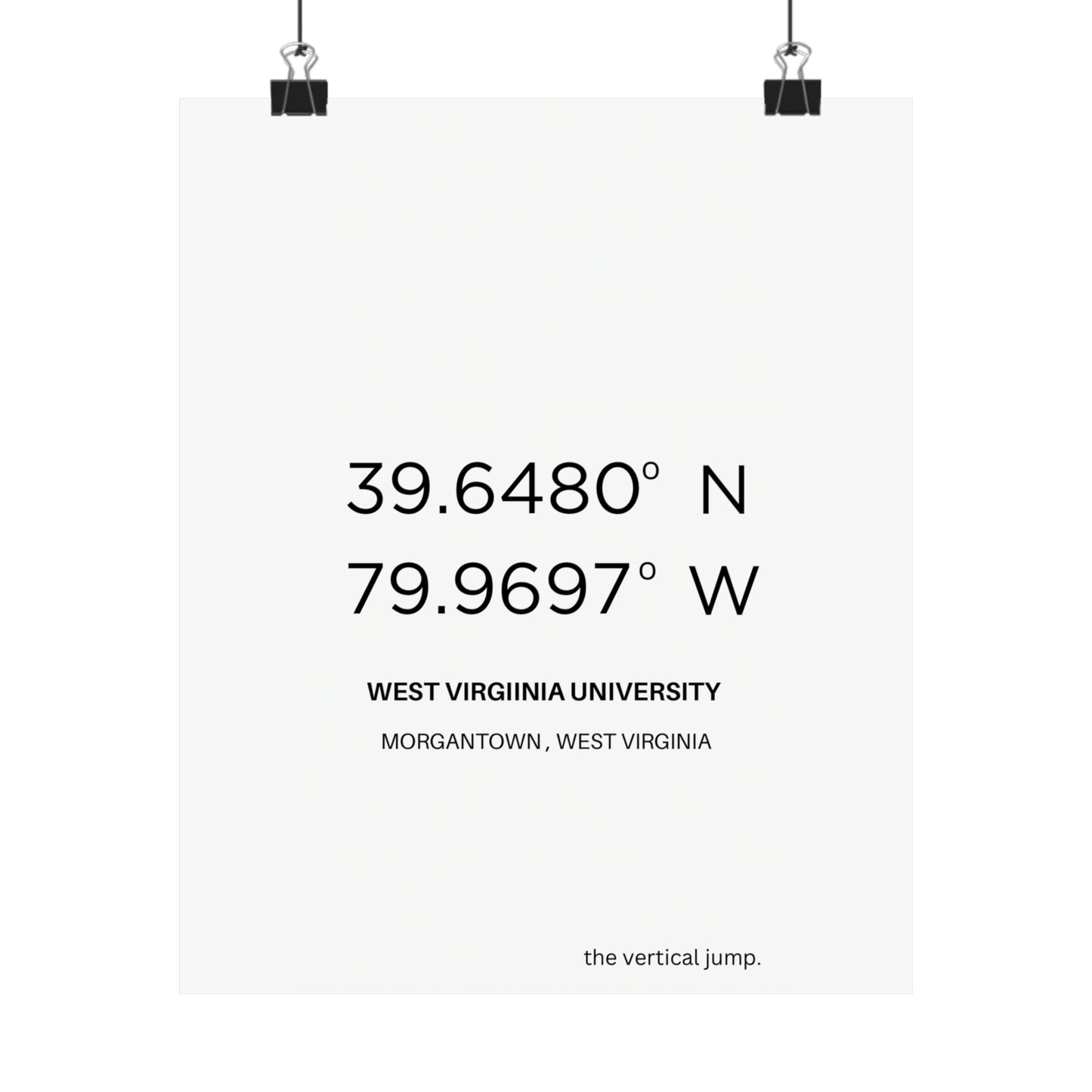 West Virginia University - The Vertical Jump