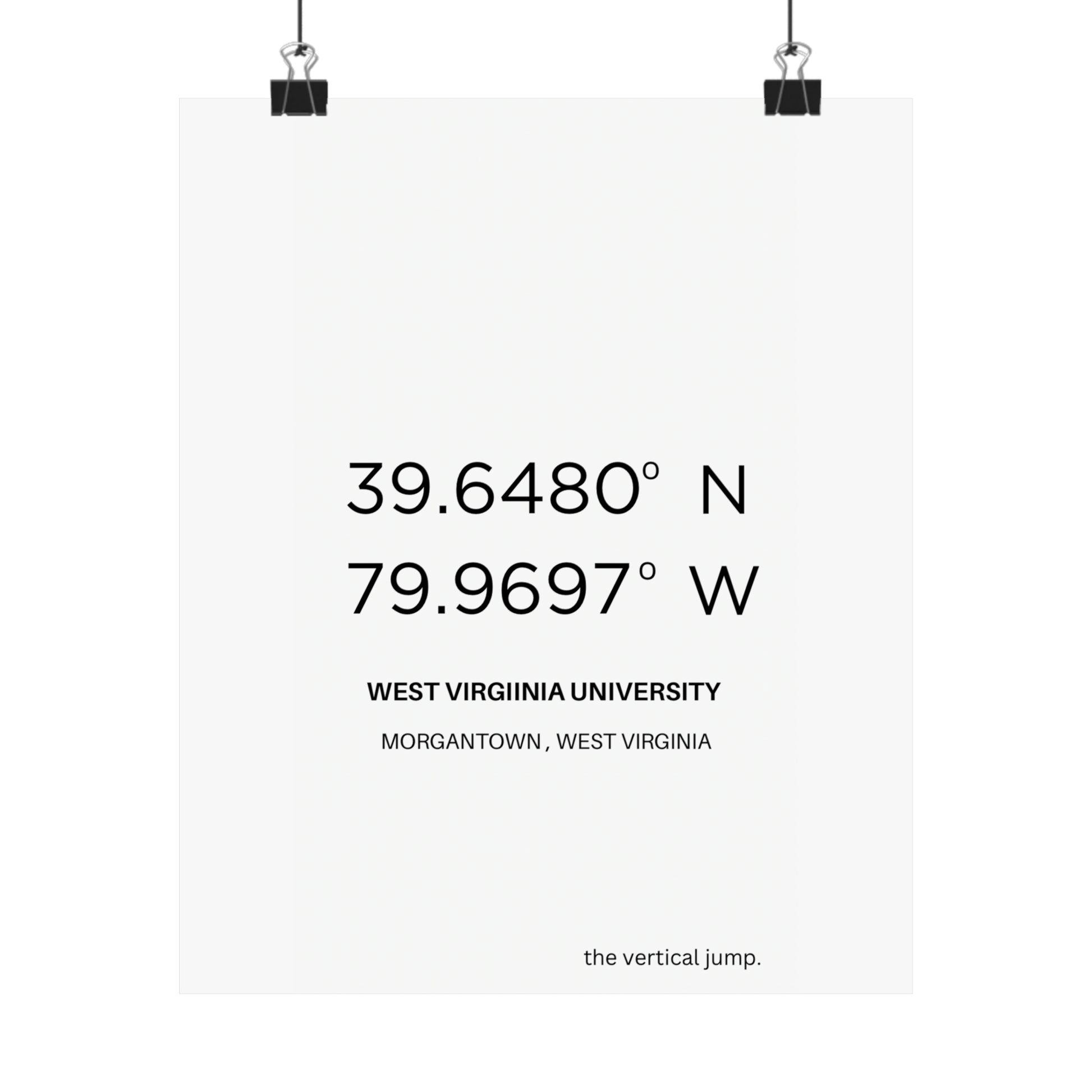 West Virginia University - The Vertical Jump