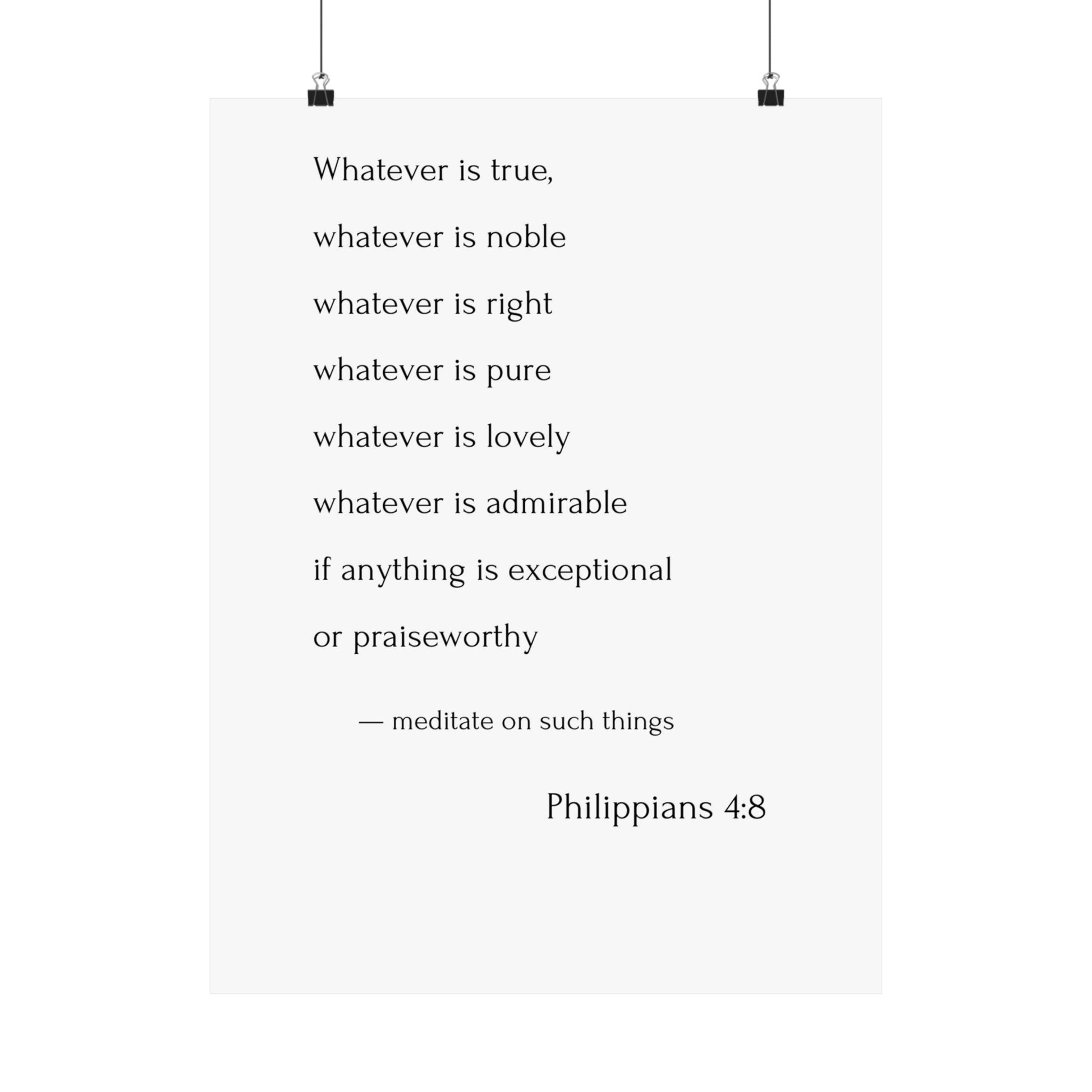 Philippians 4:8 - The Vertical Jump