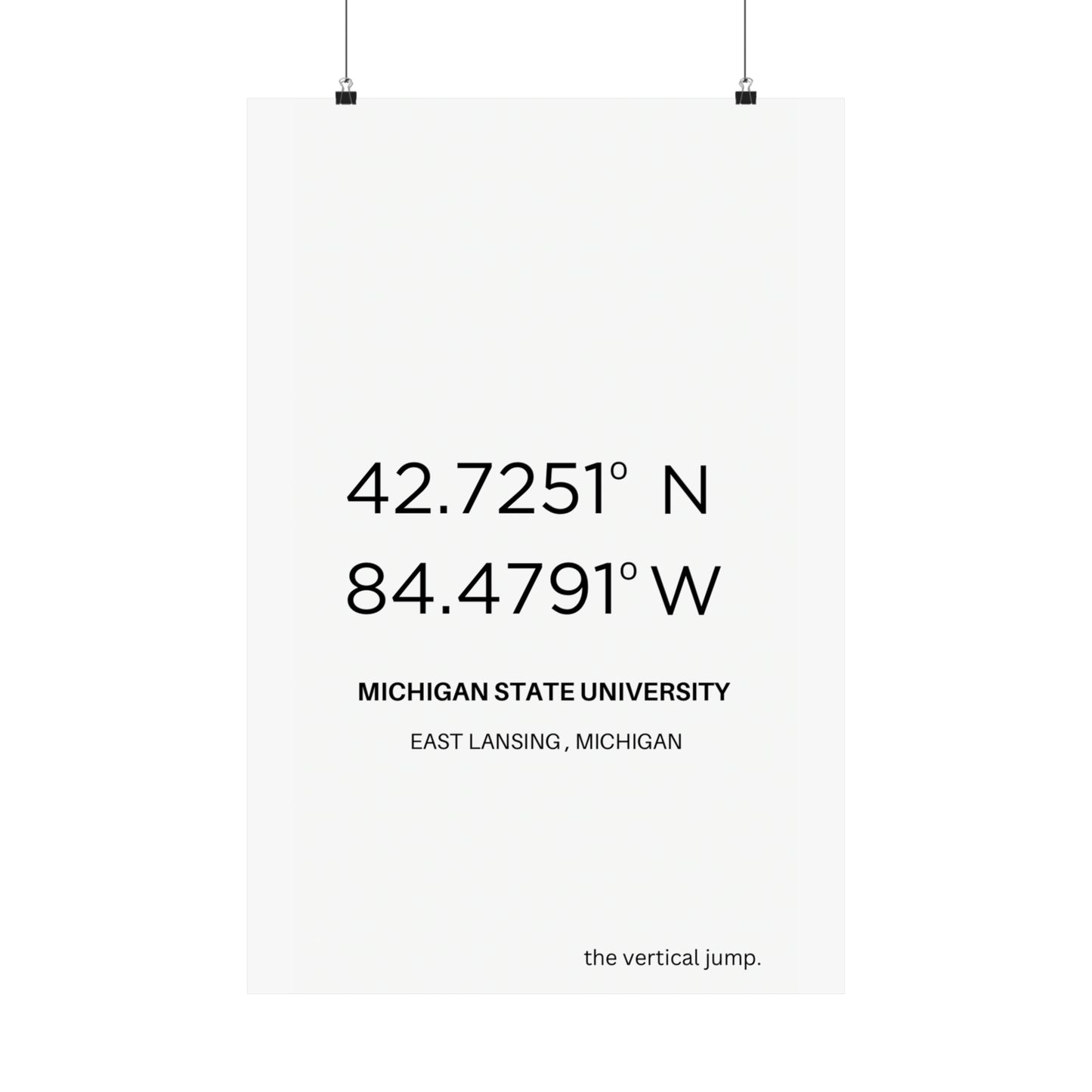 Michigan State University - The Vertical Jump