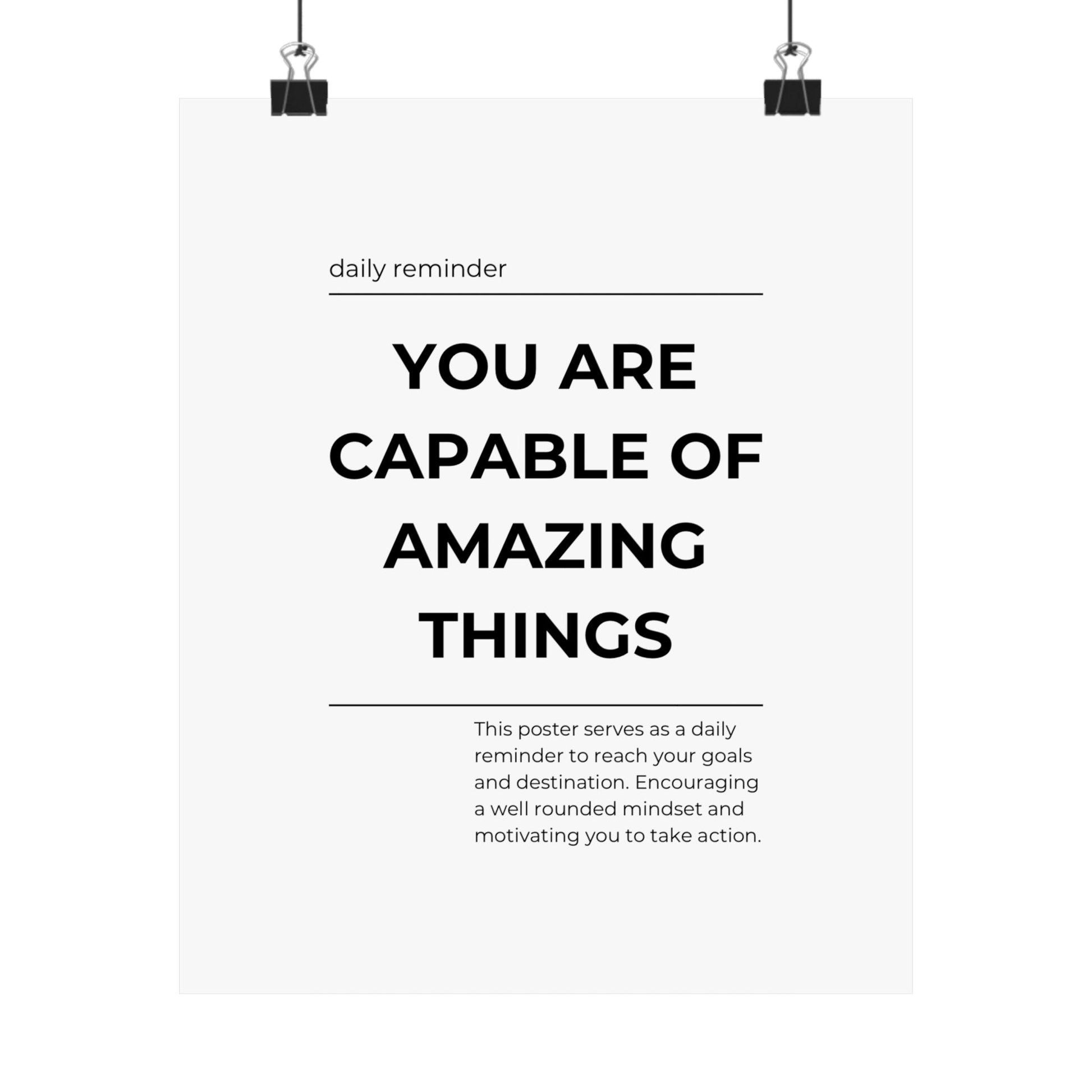 You Are Capable of Amazing Things - The Vertical Jump