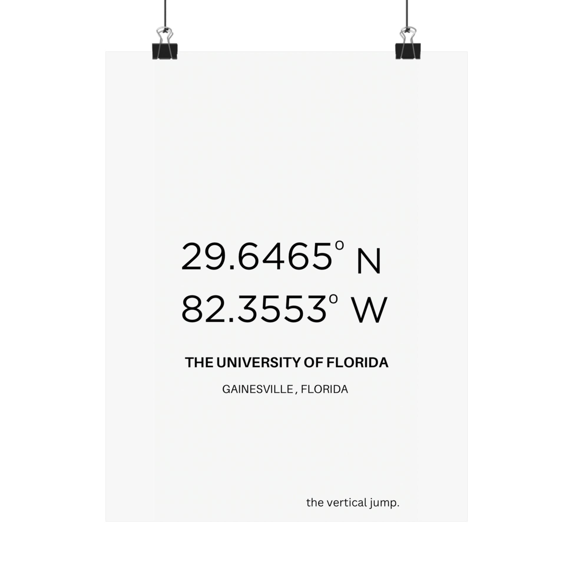 The University of Florida - The Vertical Jump