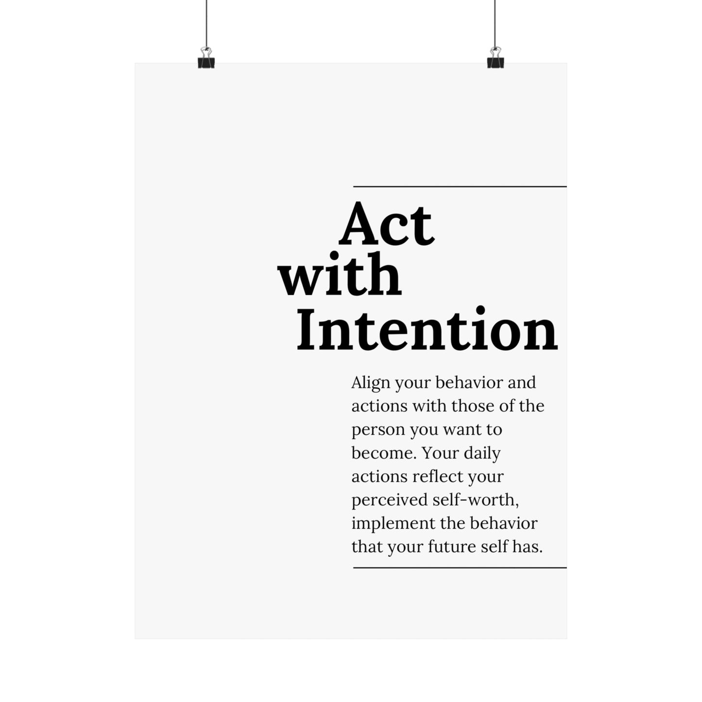 Act with Intention - The Vertical Jump