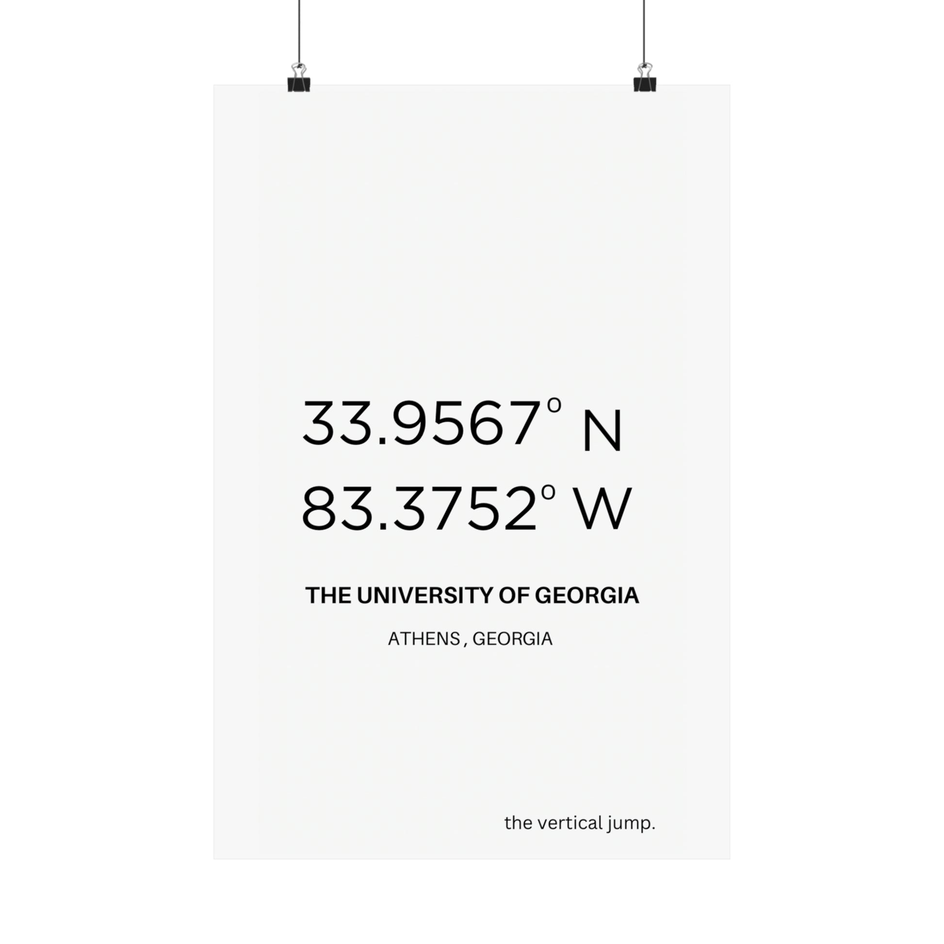 The University of Georgia - The Vertical Jump