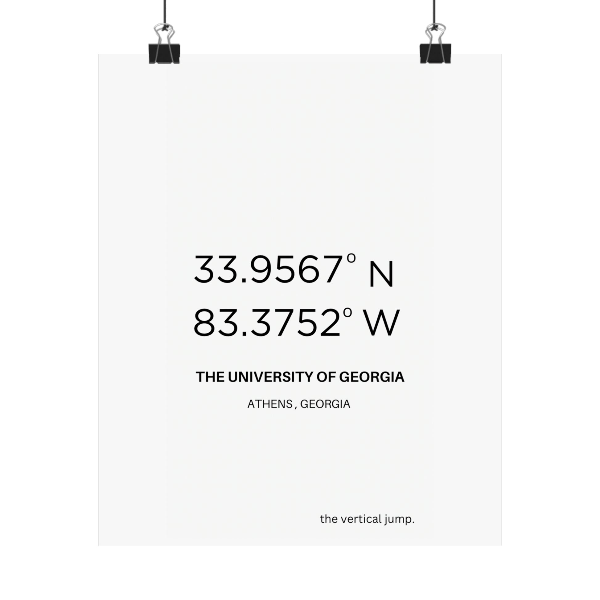 The University of Georgia - The Vertical Jump