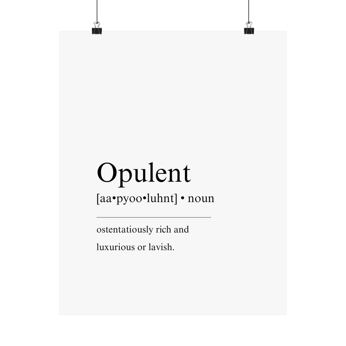 Opulent Definition - The Vertical Jump