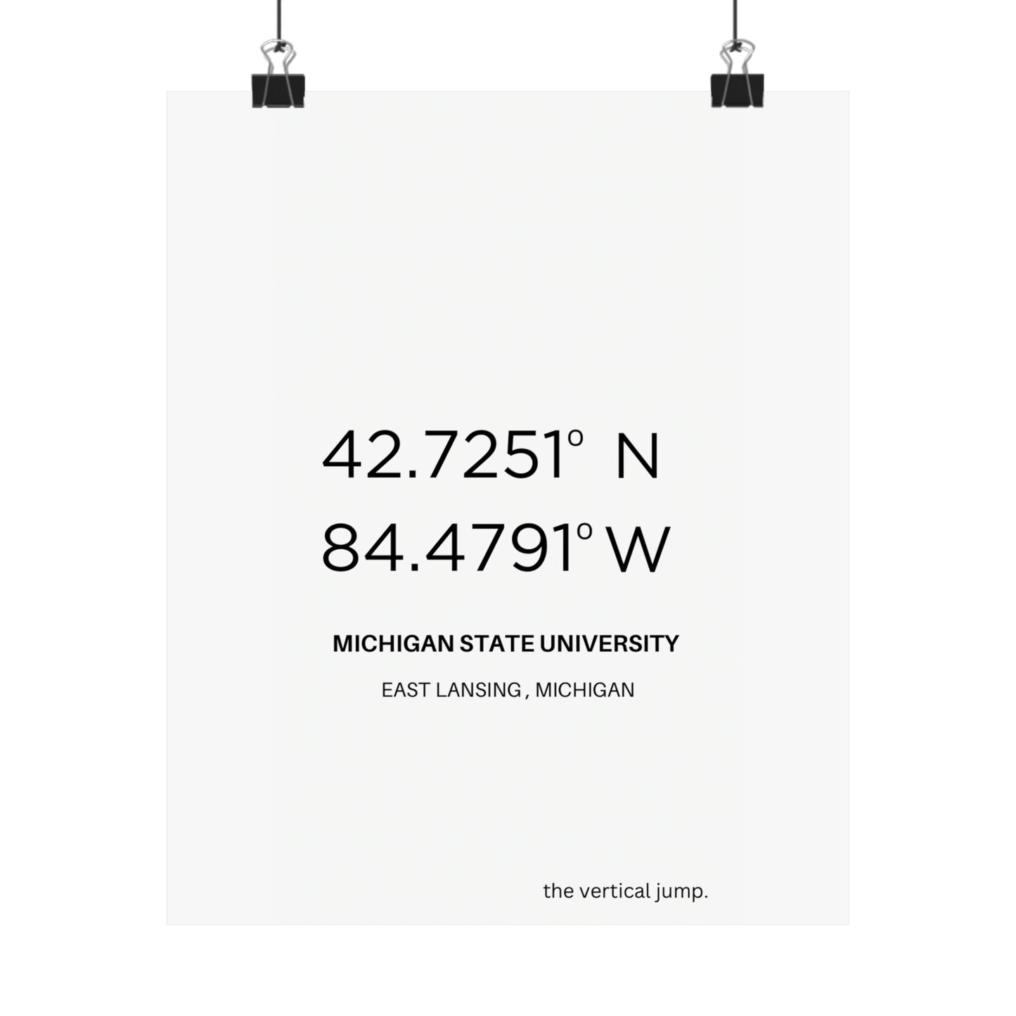 Michigan State University - The Vertical Jump