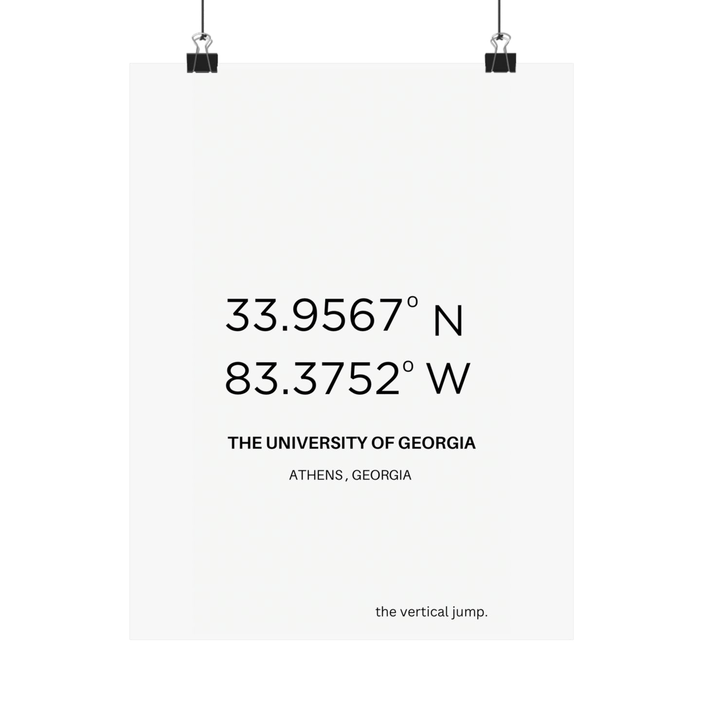 The University of Georgia - The Vertical Jump