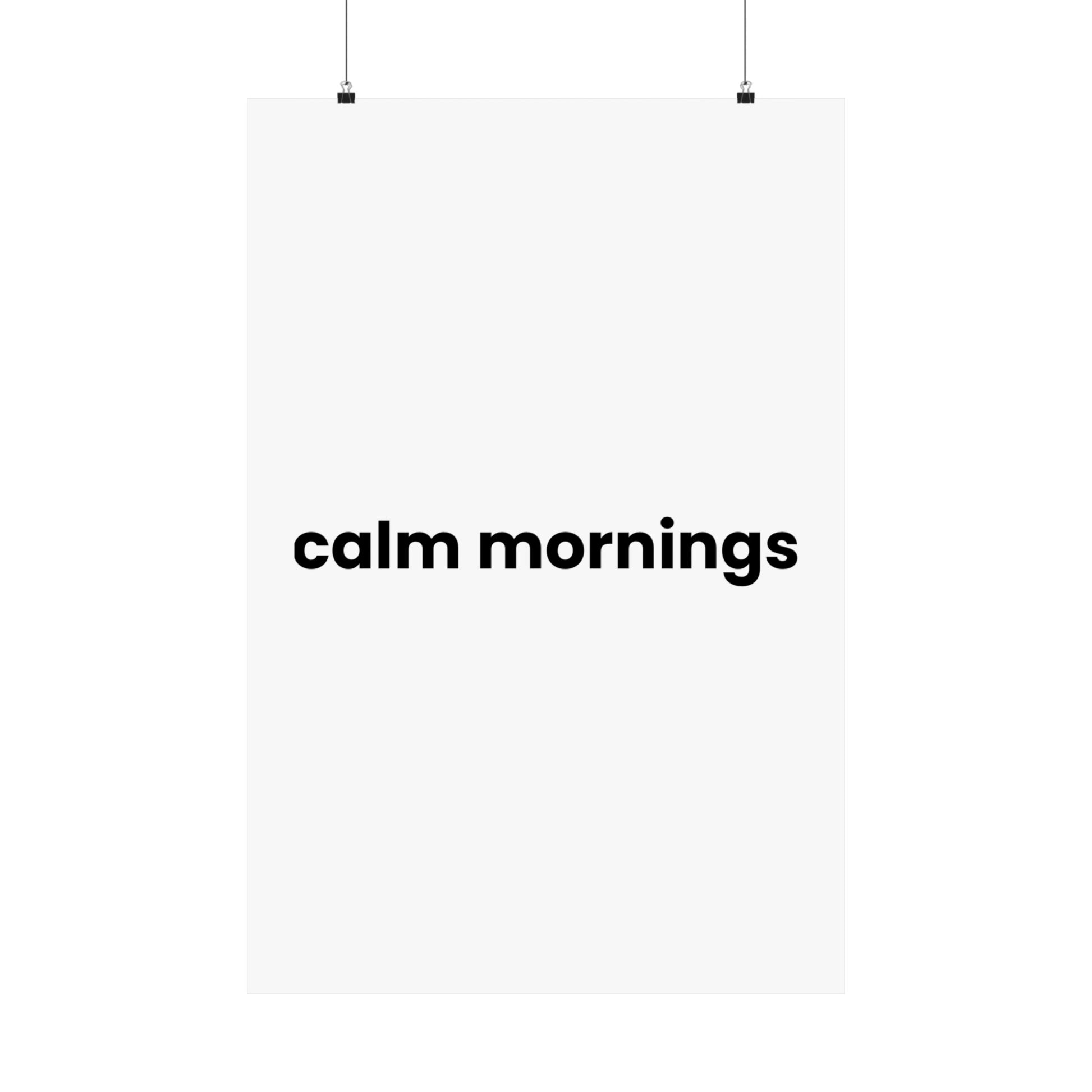 Calm Mornings - The Vertical Jump